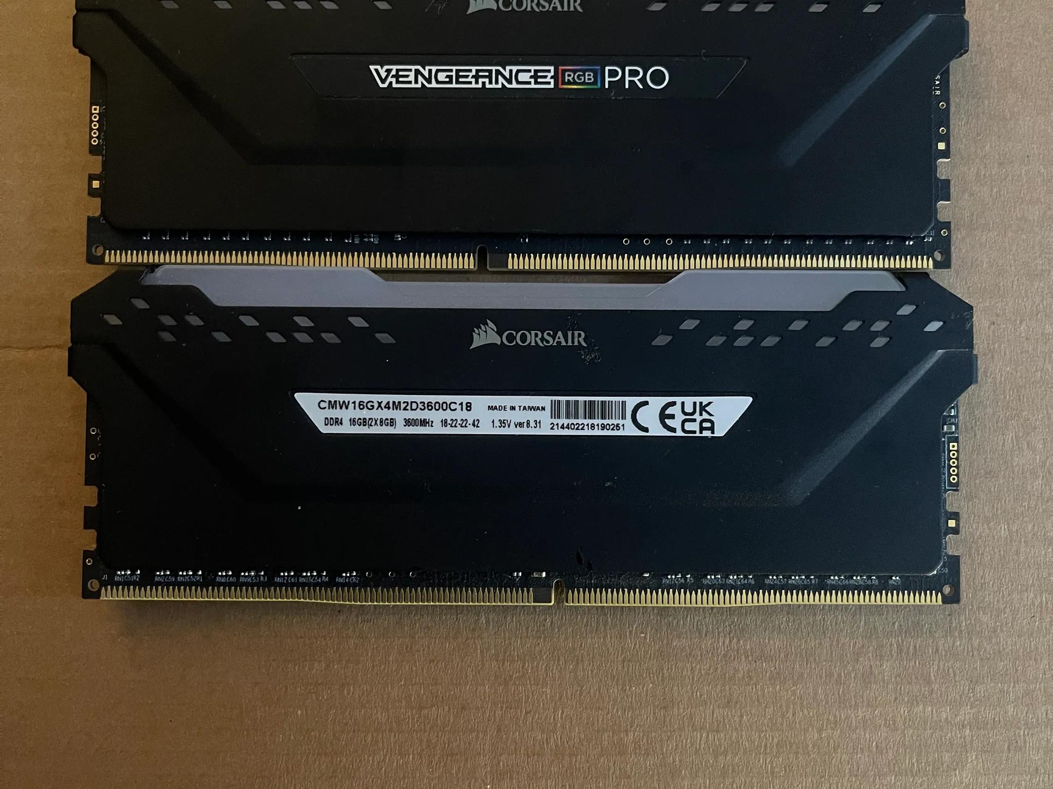 Corsair Vengeance RGB Pro 16GB Kit 3600MHz