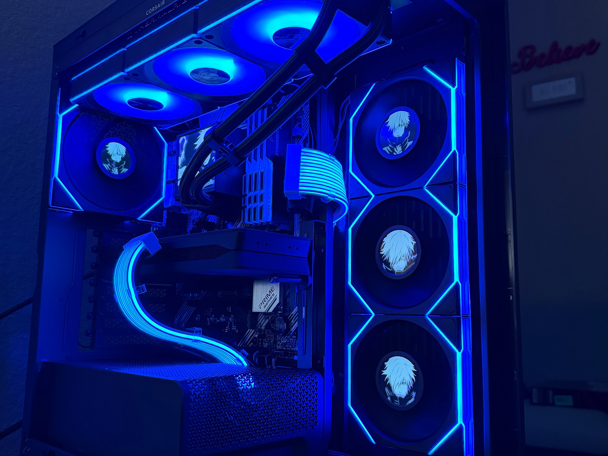 Premium Anime Showcase Gaming PC | Ryzen 5 5600X3D | Arc B580 12GB | 32GB RGB | 1TB Samsung | 360AIO