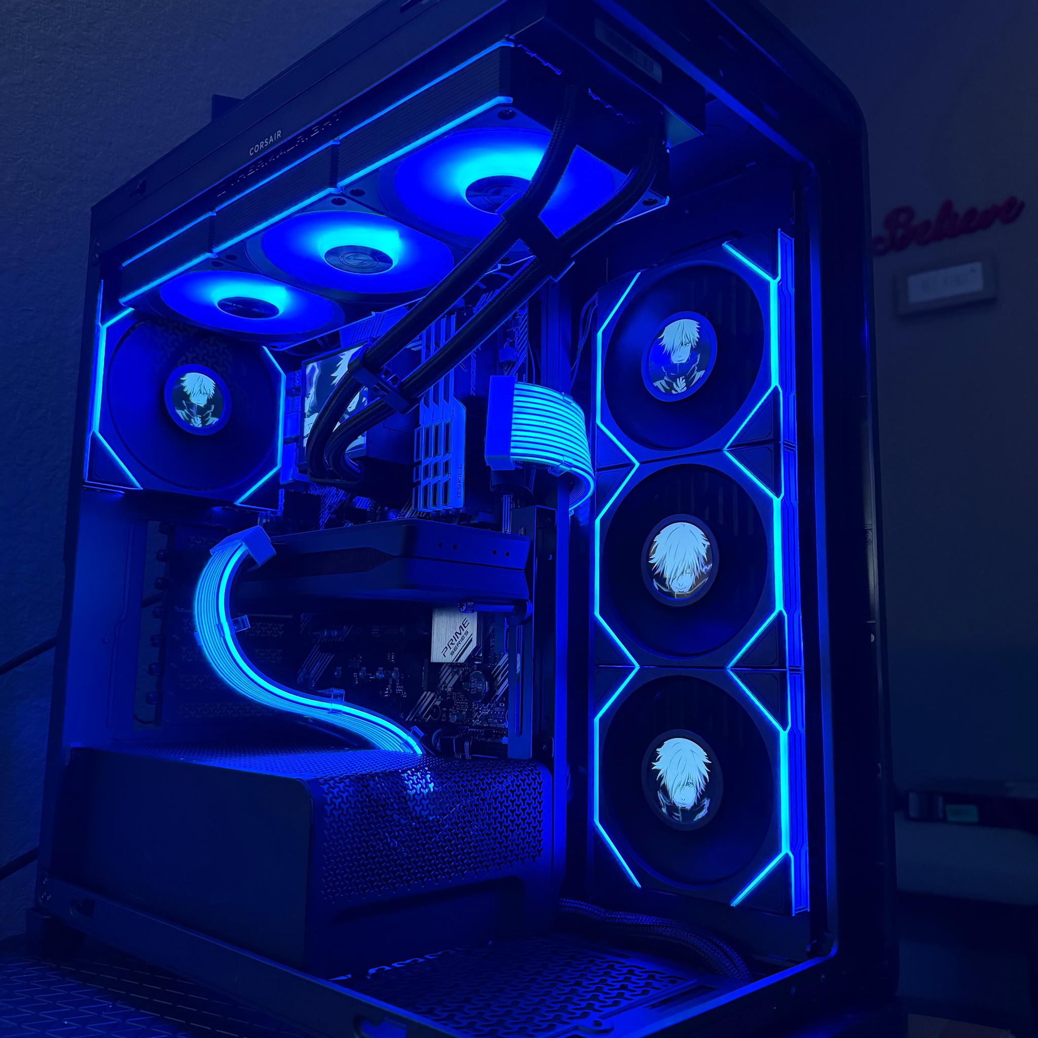 Premium Anime Showcase Gaming PC | Ryzen 5 5600X3D | Arc B580 12GB | 32GB RGB | 1TB Samsung | 360AIO