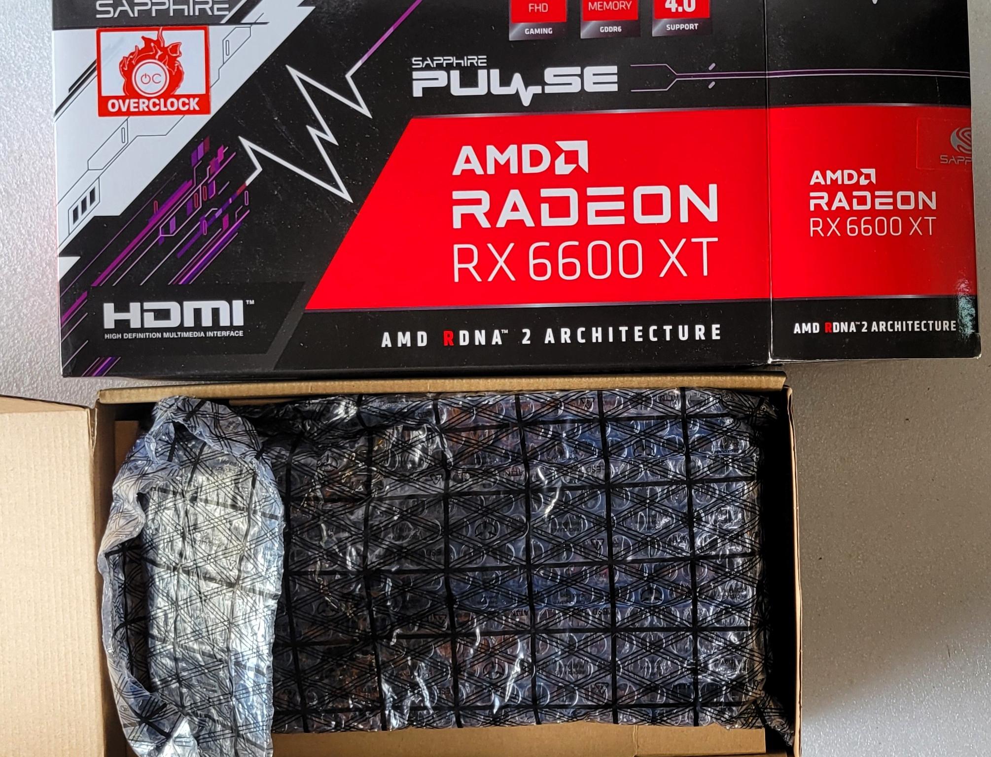 Sapphire PULSE AMD Radeon RX 6600 XT