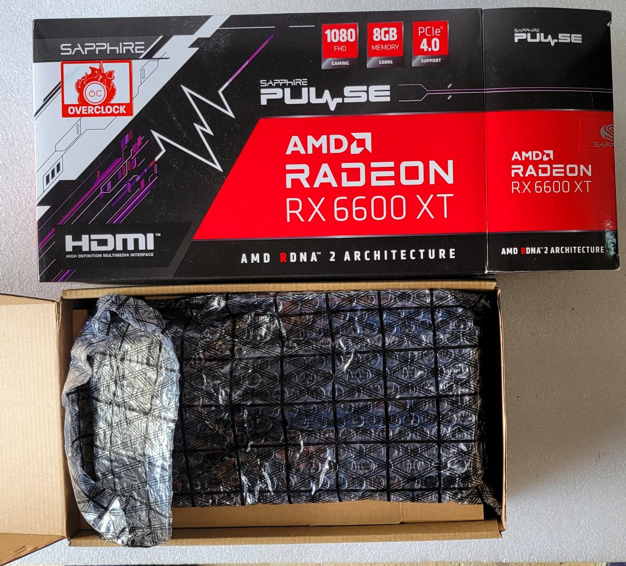 Sapphire PULSE AMD Radeon RX 6600 XT