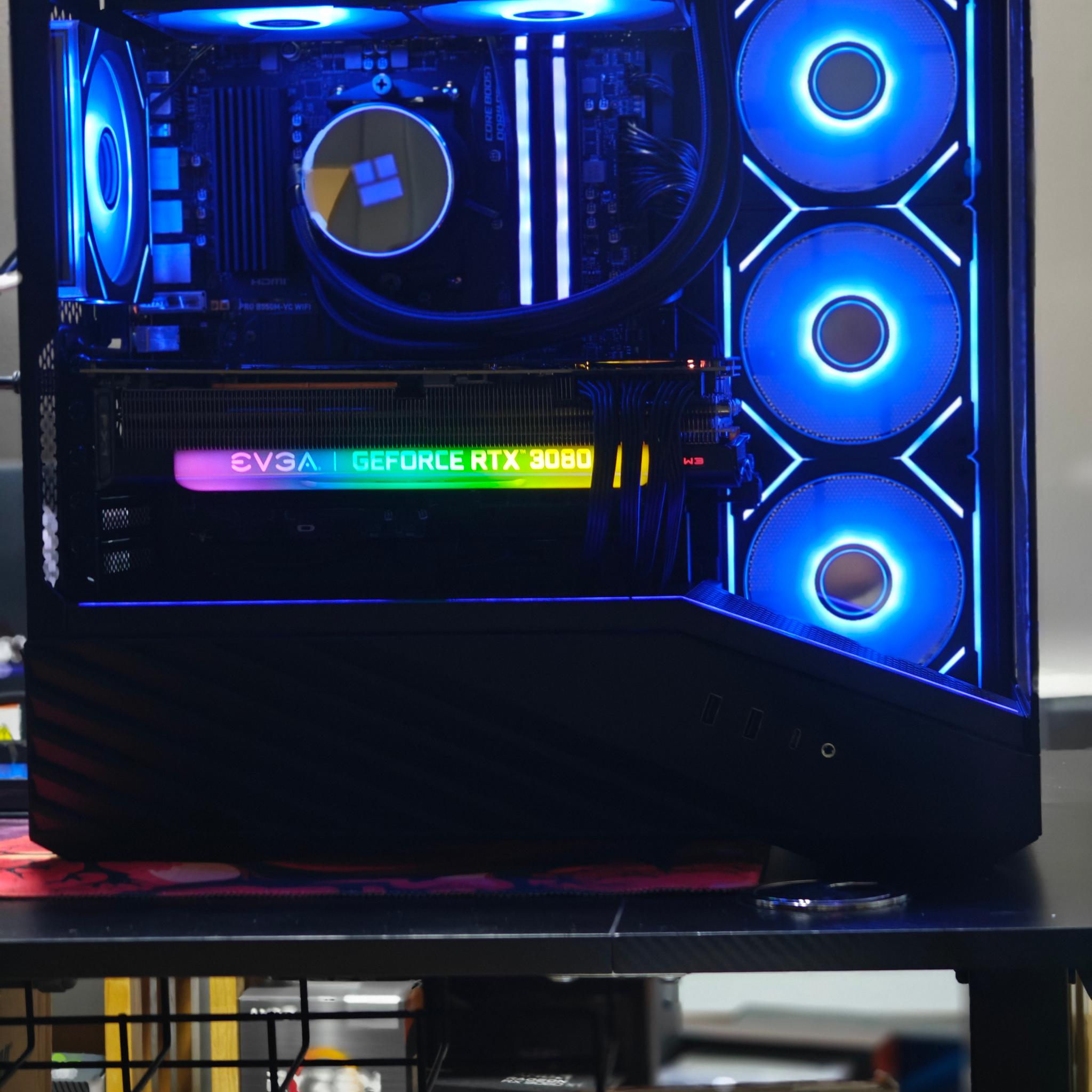 Gaming PC|AMD Ryzen 5 5500X3D|Nvidia GeForce RTX 3080|32GB DDR4 3200 RGB|1 TB SSD|Windows 11 Home