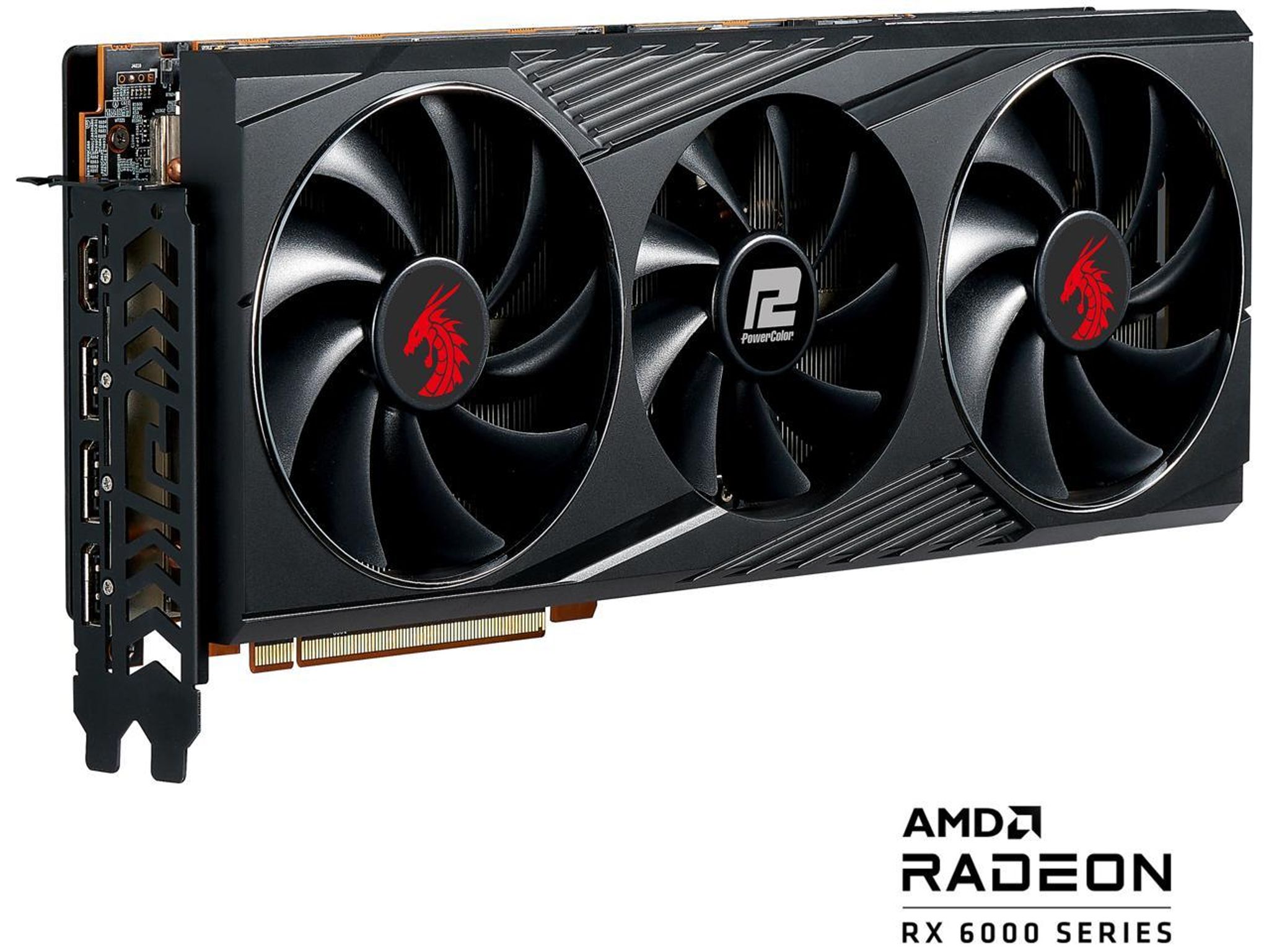 PowerColor Radeon RX 6800 XT 16GB Red Dragon GDDR6 Video Graphics Card GPU