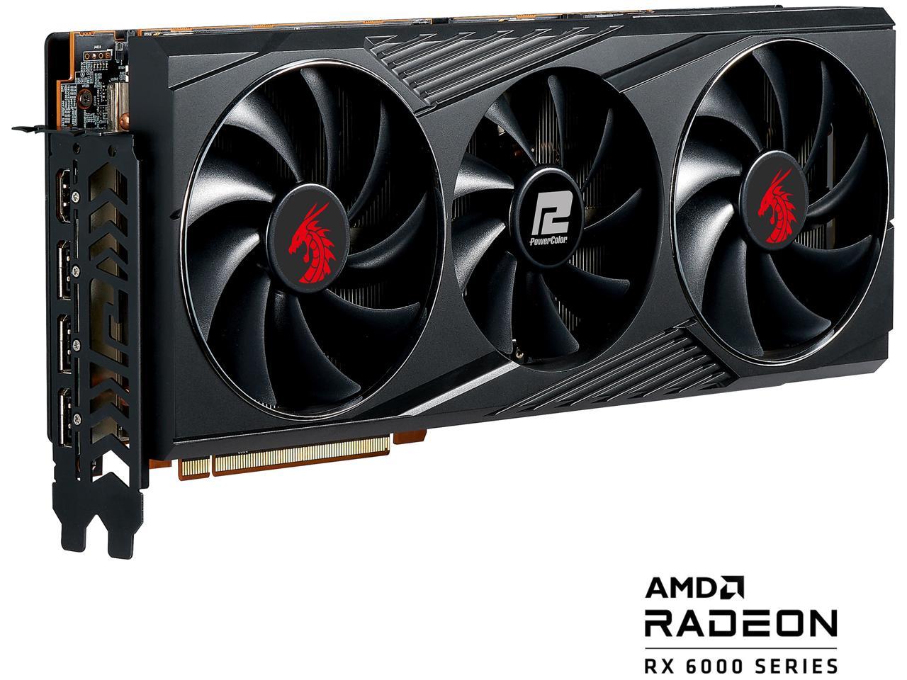 PowerColor Radeon RX 6800 XT 16GB Red Dragon GDDR6 Video Graphics Card GPU