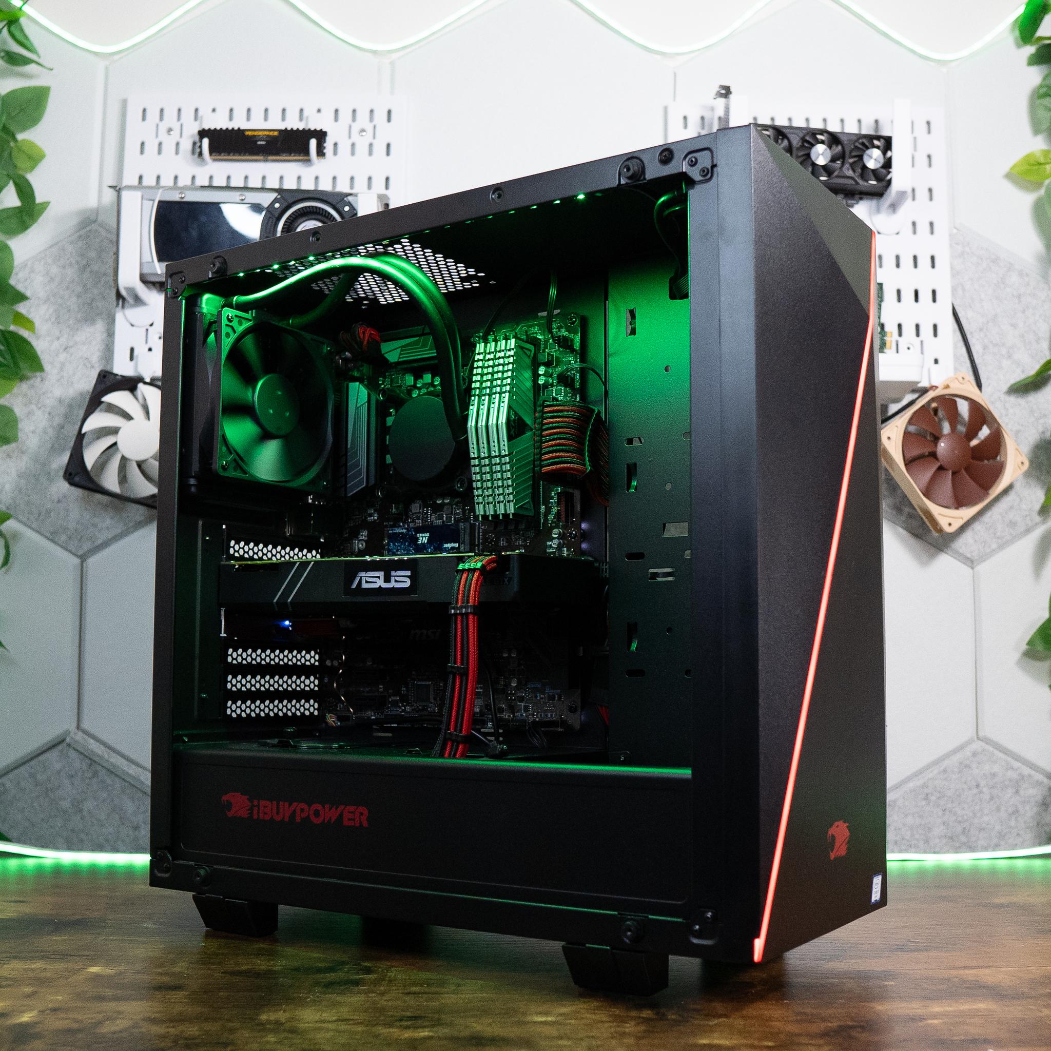 🩸🩸 | ASUS GTX 1070Ti 8GB | INTEL i7 8700K | 32GB RAM | 2TB | iBuyPower - Ruby Rocket