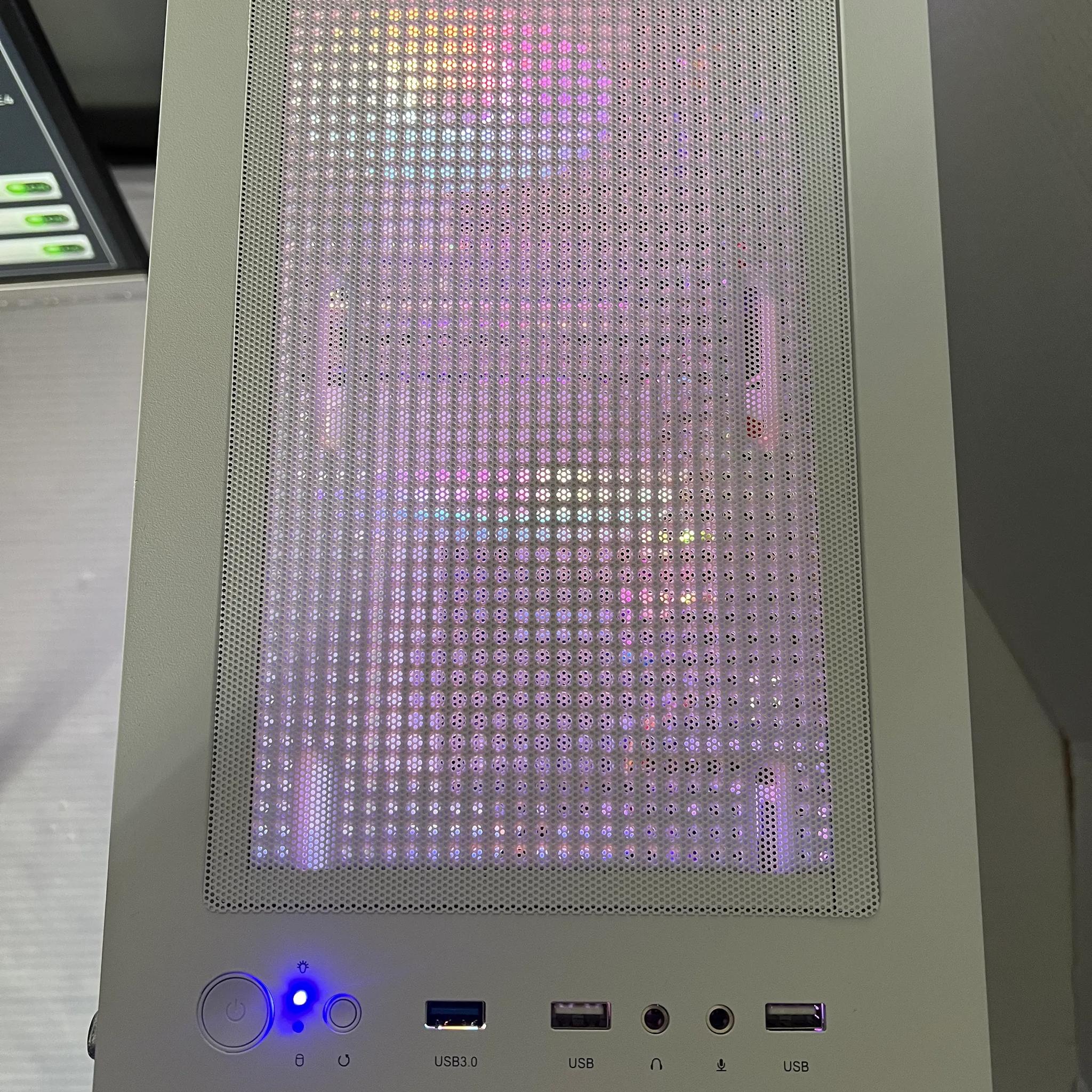 ☃️ INSANE VALUE ☃️ | White RGB Gaming PC (Ryzen 5 5500, GTX 1080, 16GB RAM, 1TB NVME, WIFI)