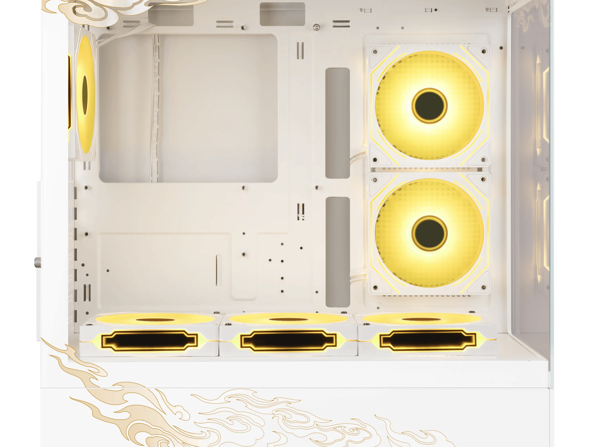 SEGOTEP Endura Pro+ | 🐉🌟LOONG/DRAGON Edition🌟 🐉 | ATX CASE |360mm AIO Support | 6 ARGB FAN INCLUDED