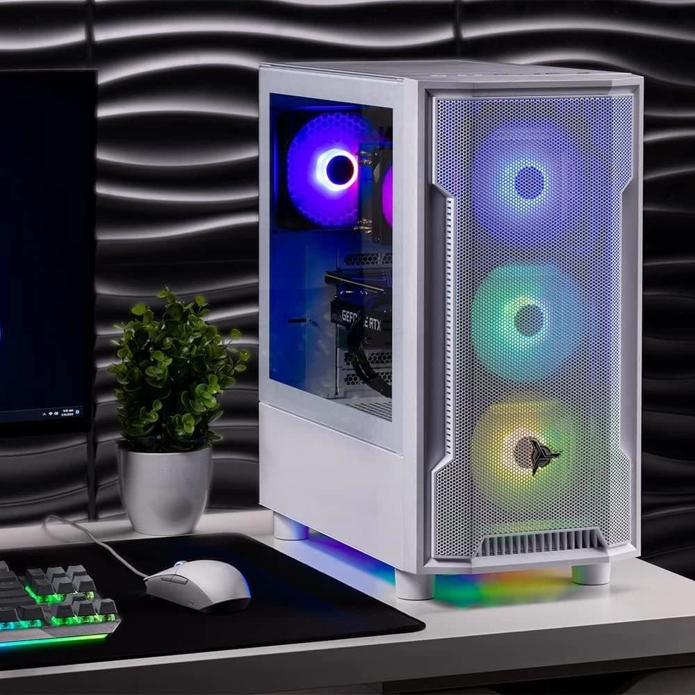 NEW & MUST GO SKYTECH ARCHANGEL Gaming PC |RYZEN 5 5500| RTX 3050|1TB SSD|16GB|