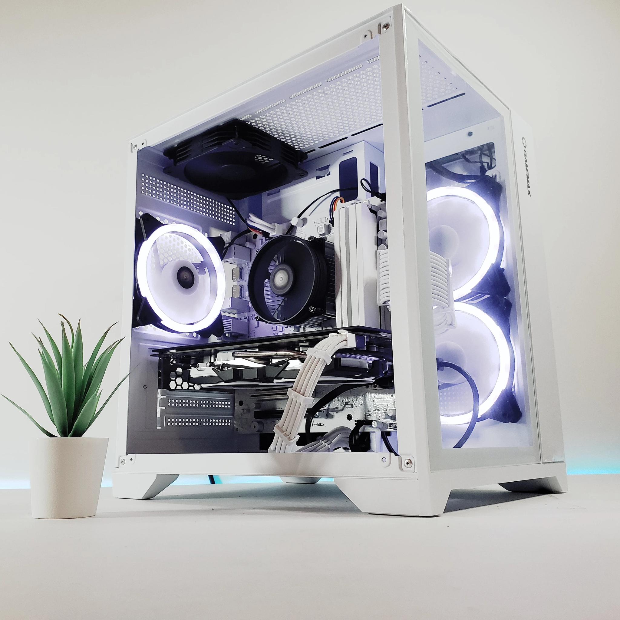 i7 Value Gaming PC | ⚙️RX580 | All White✨ |