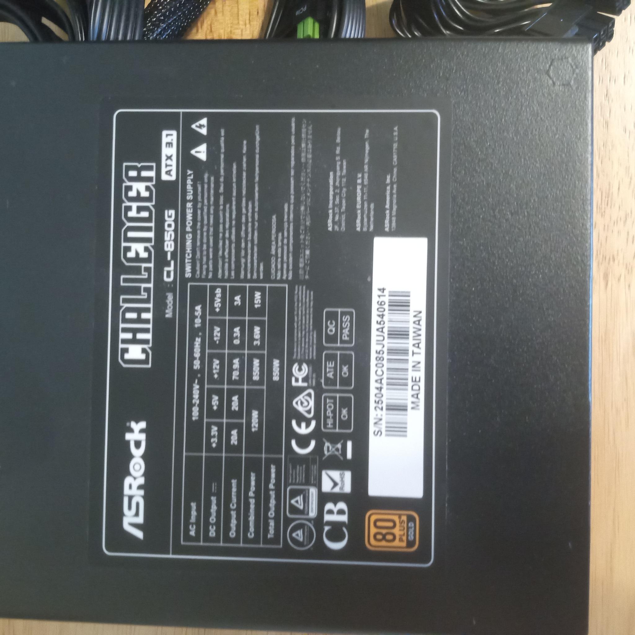 ASROCK Challenger 850 W 80+ Gold
