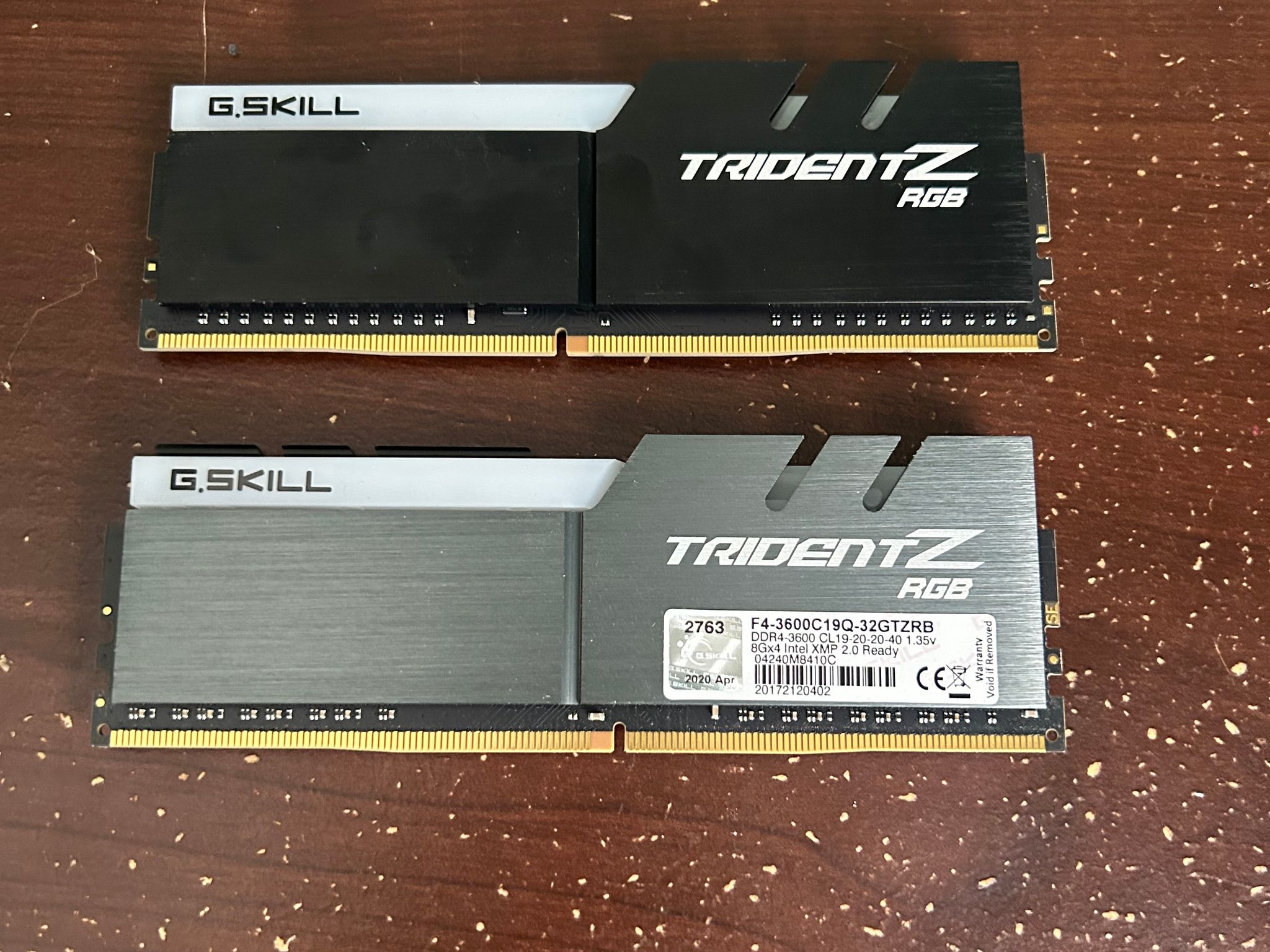 16gb rgb 3600mhz ddr4 trident z ram (8x2)