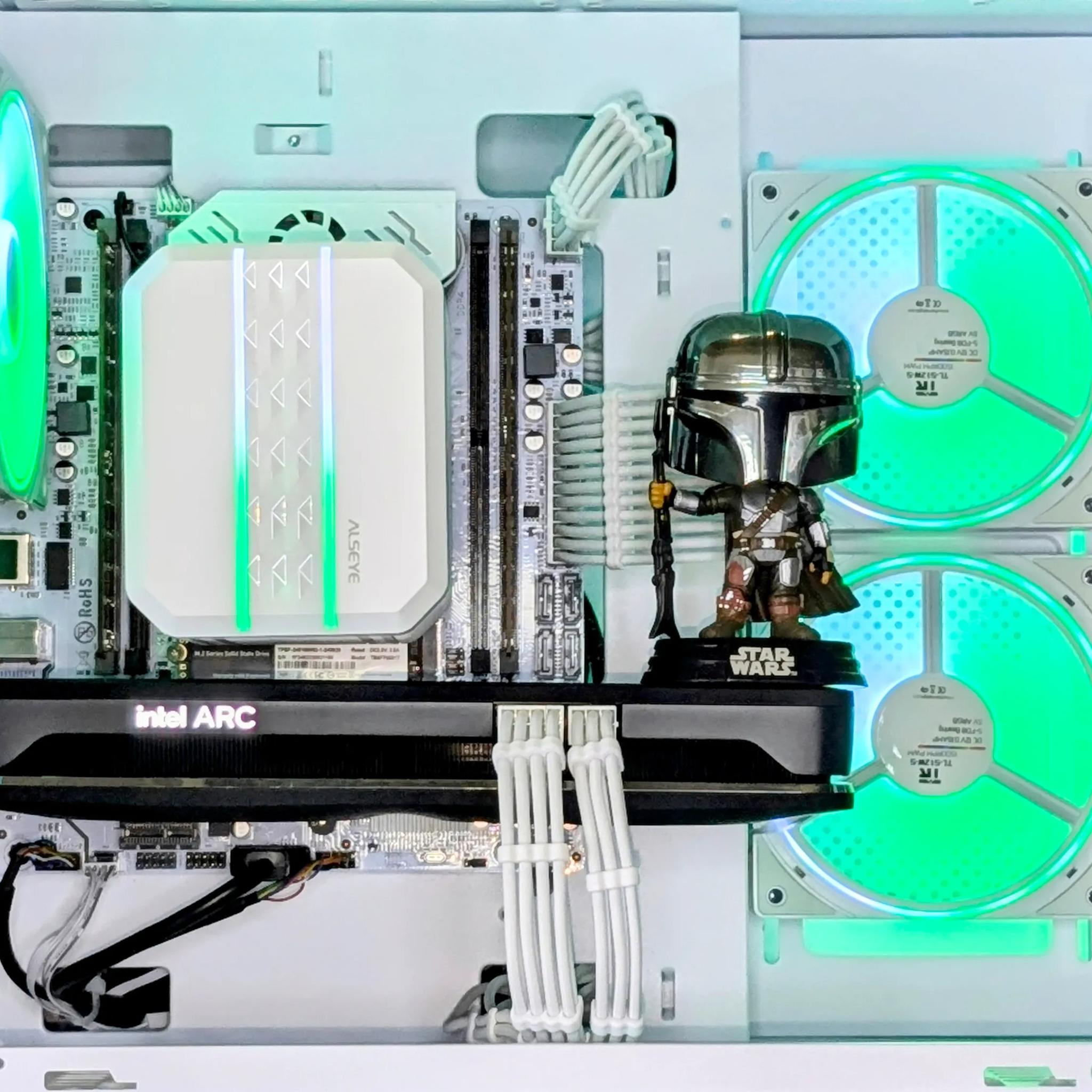 Mandolorian 1080p-1440p Beast🤍Intel ARC A750🤍Intel Xeon(12-cores/24-threads)🤍32GB DDR4🤍1TB SSD🤍