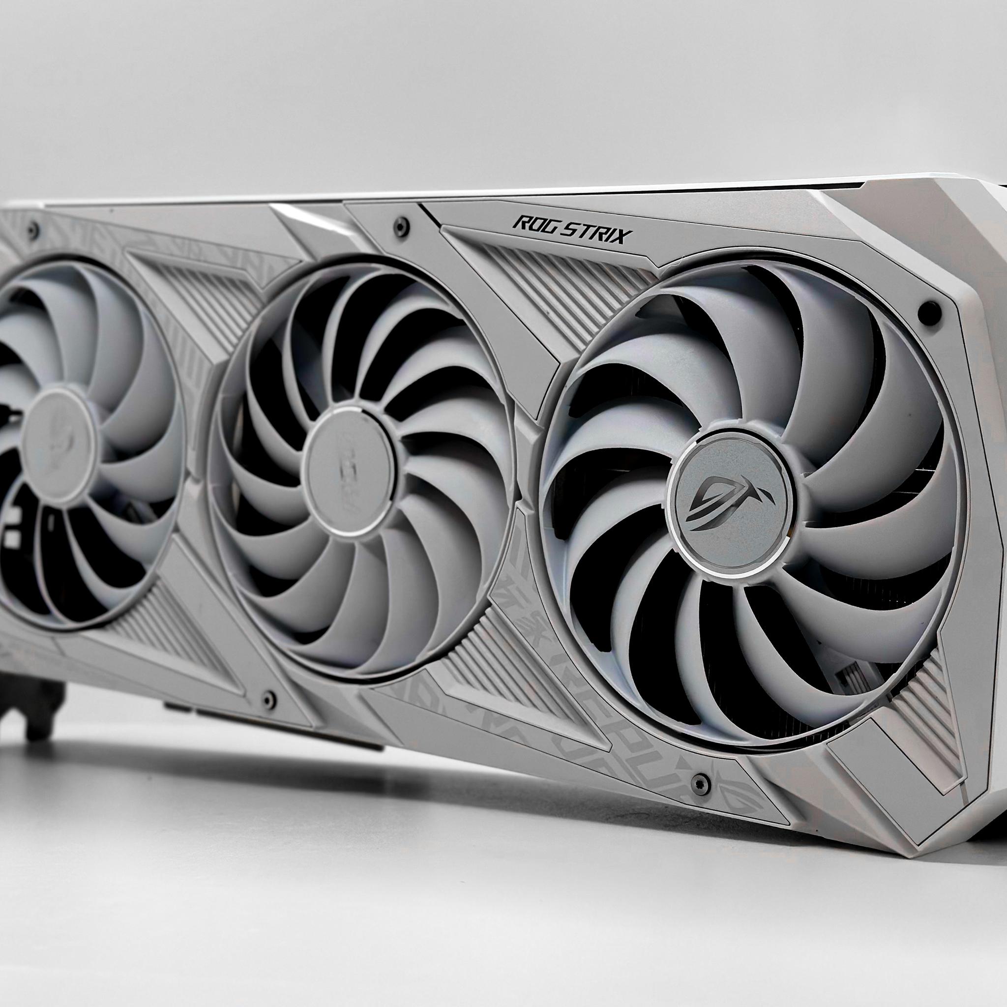 ASUS ROG Strix GeForce RTX 3060TI 8GB GDDR6 Graphics Card - White