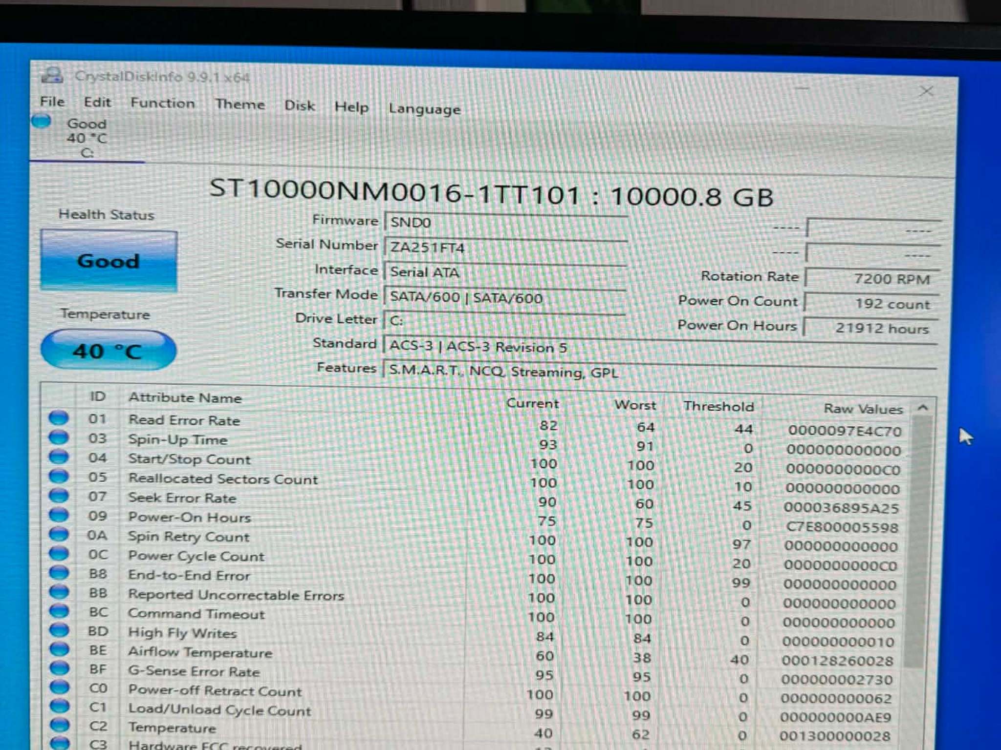 Seagate Exos X10 10TB 2.5" SATA Internal HDD 7200RPM
