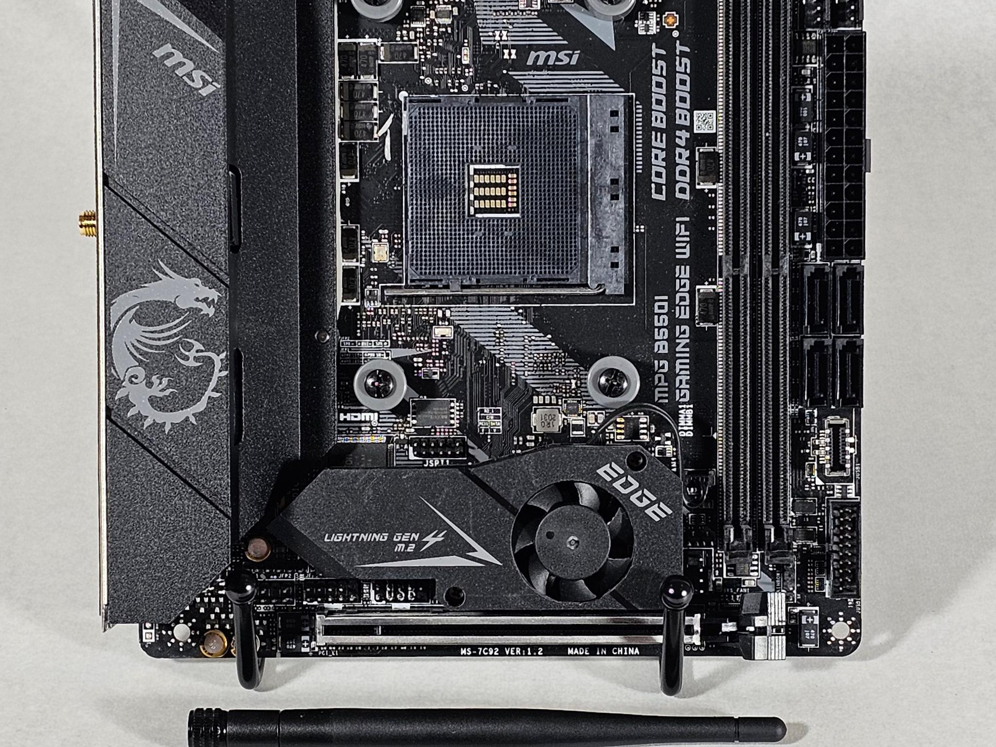 MSI MPG B550I AM4 ITX GAMING EDGE WIFI Motherboard - Like New