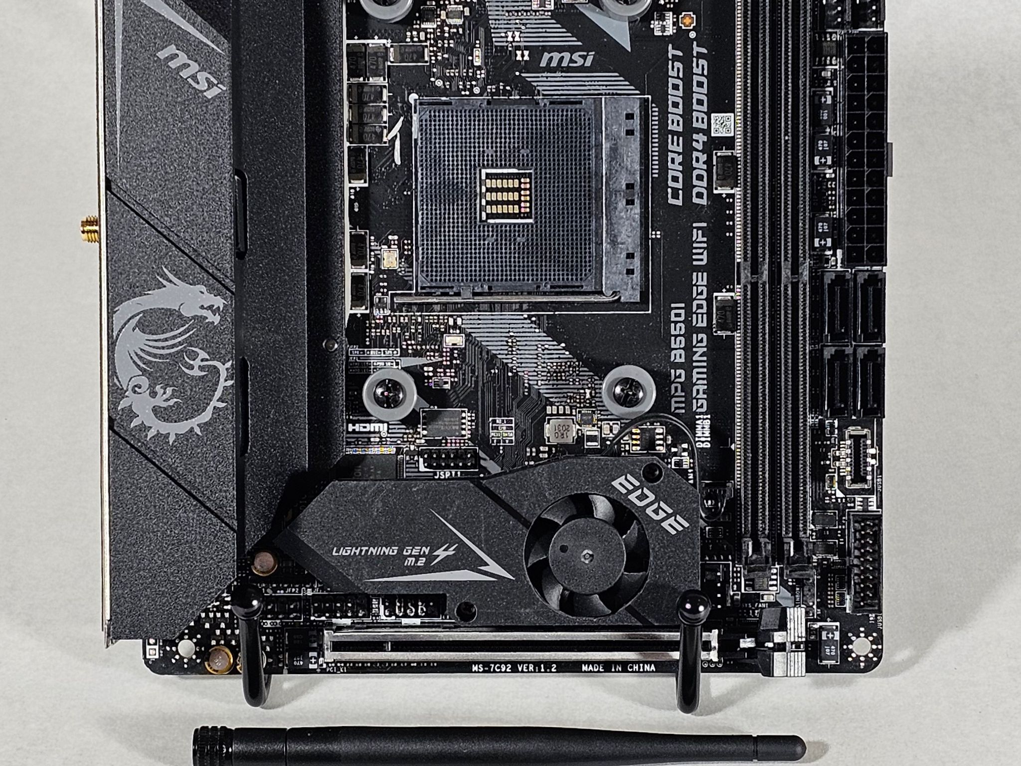 MSI MPG B550I AM4 ITX GAMING EDGE WIFI Motherboard - Like New