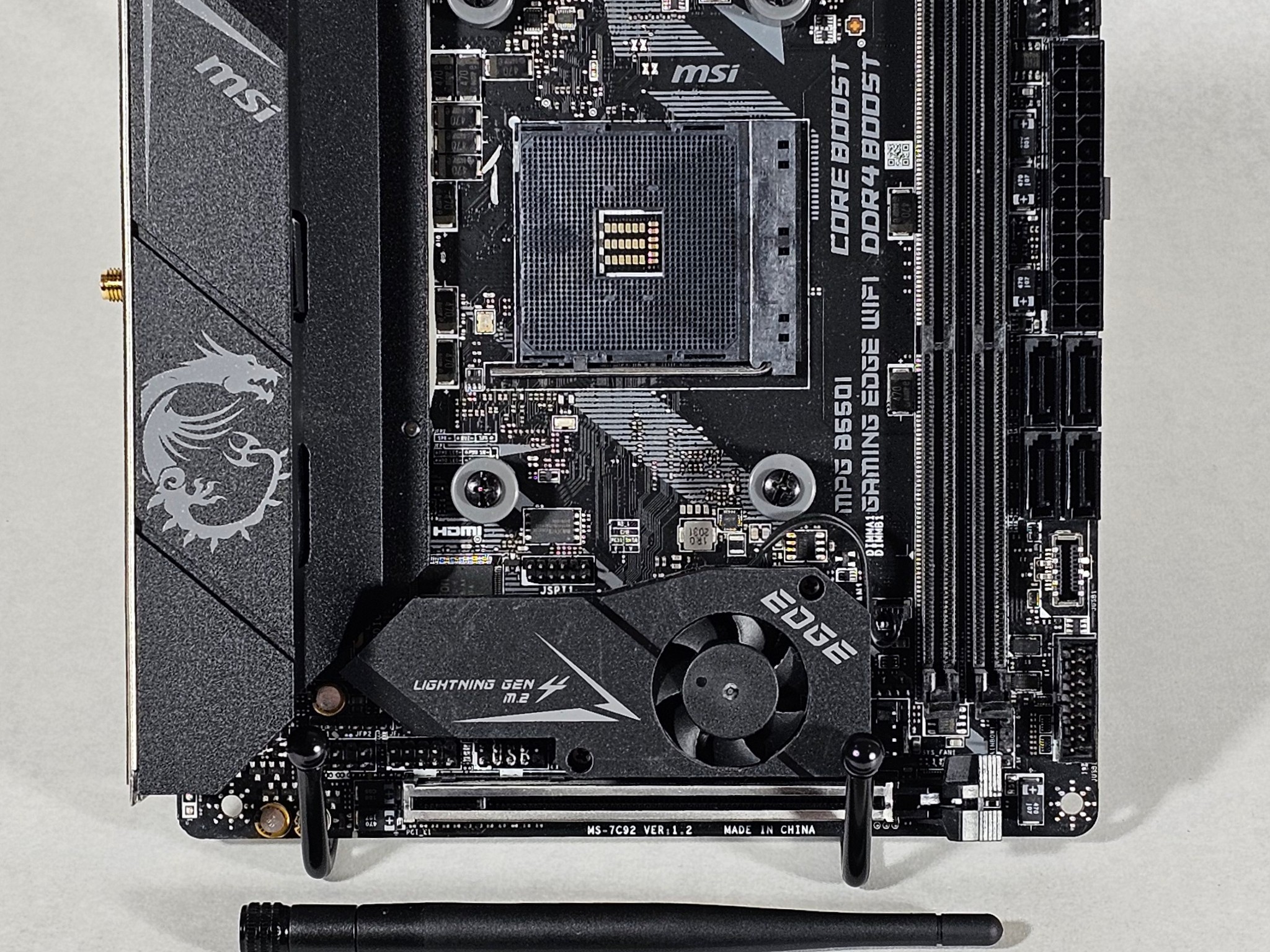MSI MPG B550I AM4 ITX GAMING EDGE WIFI Motherboard - Like New
