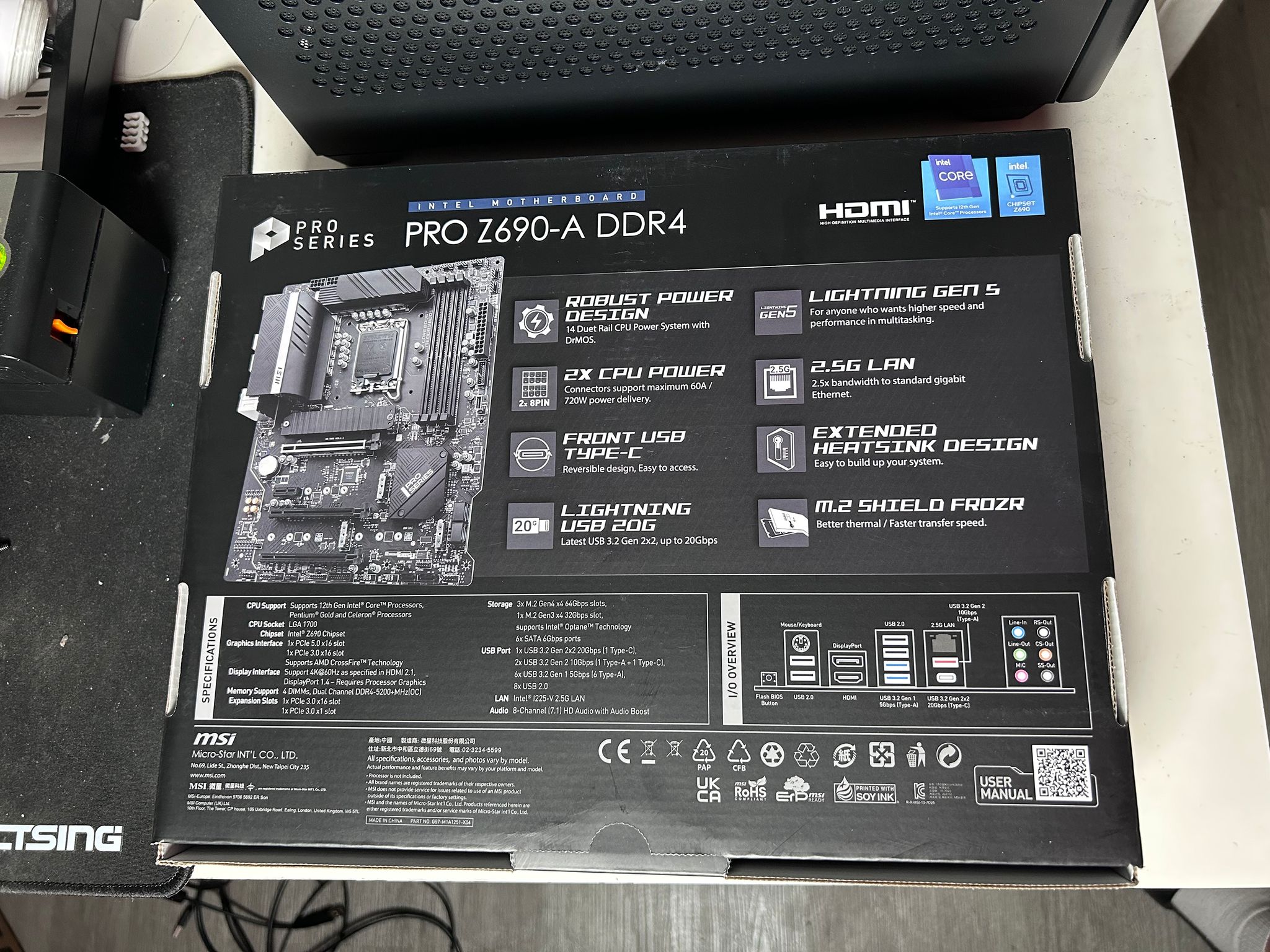 [Opex Box] MSI PRO Z690-A DDR4 ProSeries Motherboard