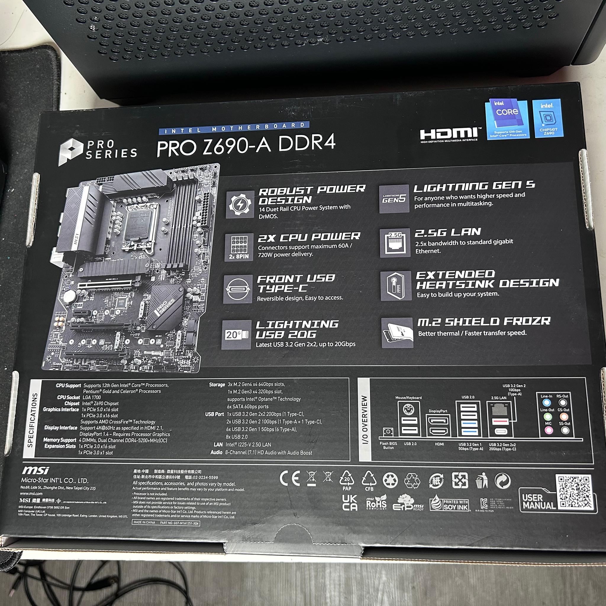 [Opex Box] MSI PRO Z690-A DDR4 ProSeries Motherboard