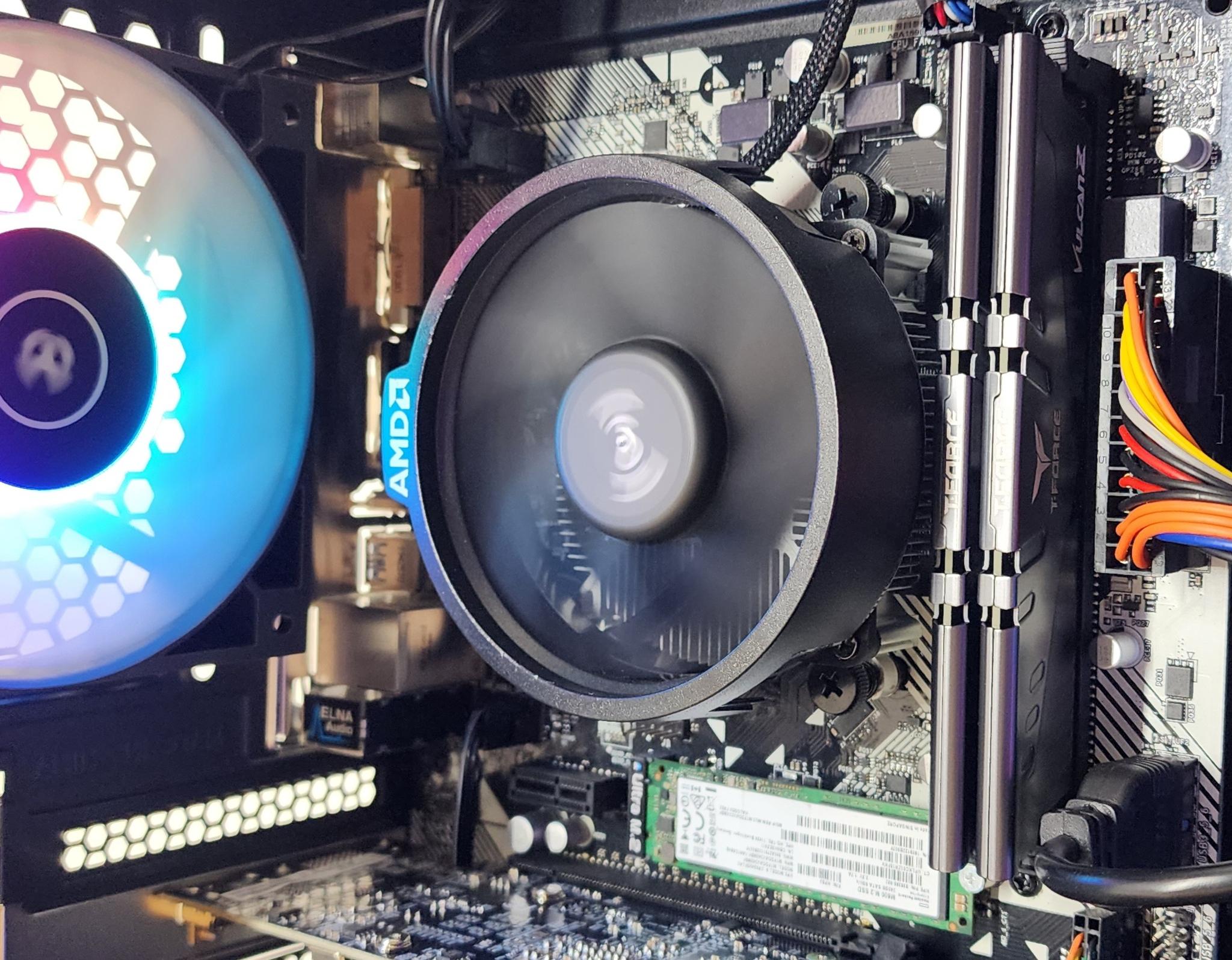 Gaming PC Ryzen 2300X 16GB RAM 256GB SSD 1TB HDD GT 1030 2GB Windows 11 Computer