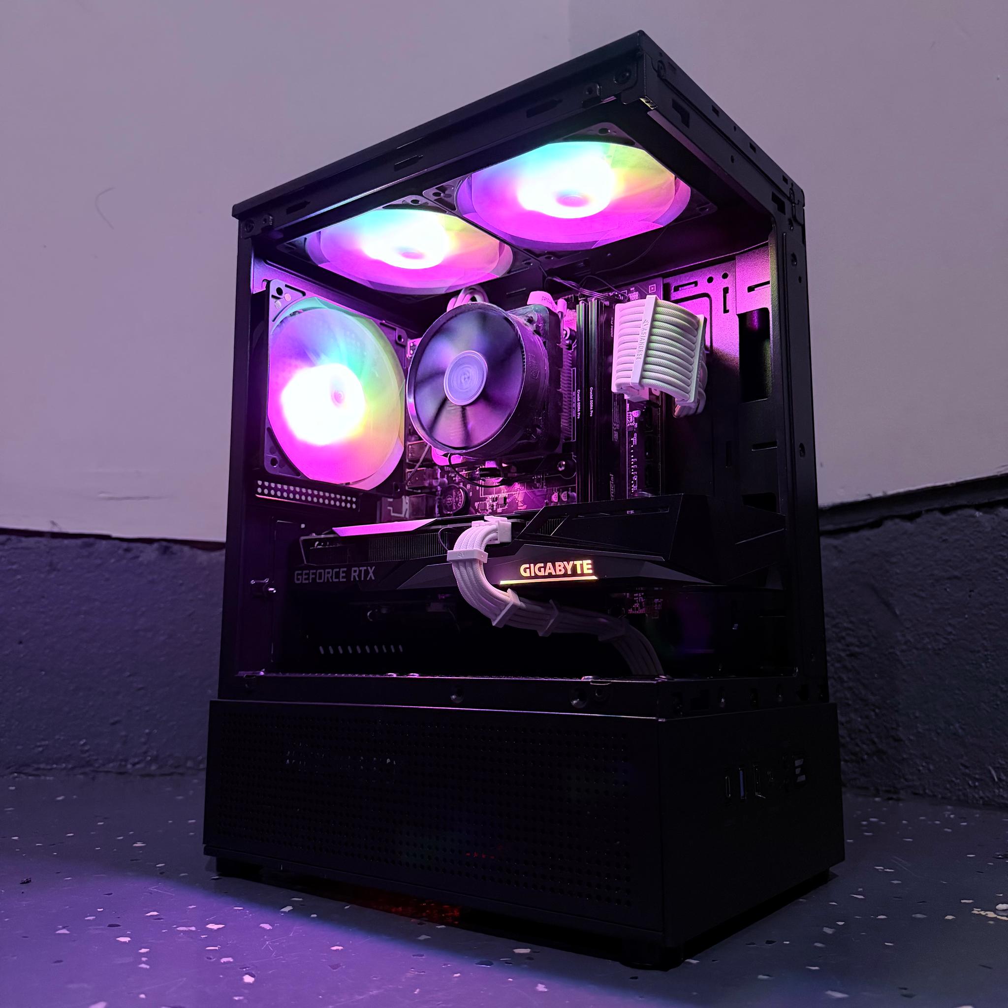 ⚫️"Phantom Flux"🌈| 1440p Gaming | RTX 3060 12GB | Ryzen 5 5600G | 32GB Ram | 1TB SSD