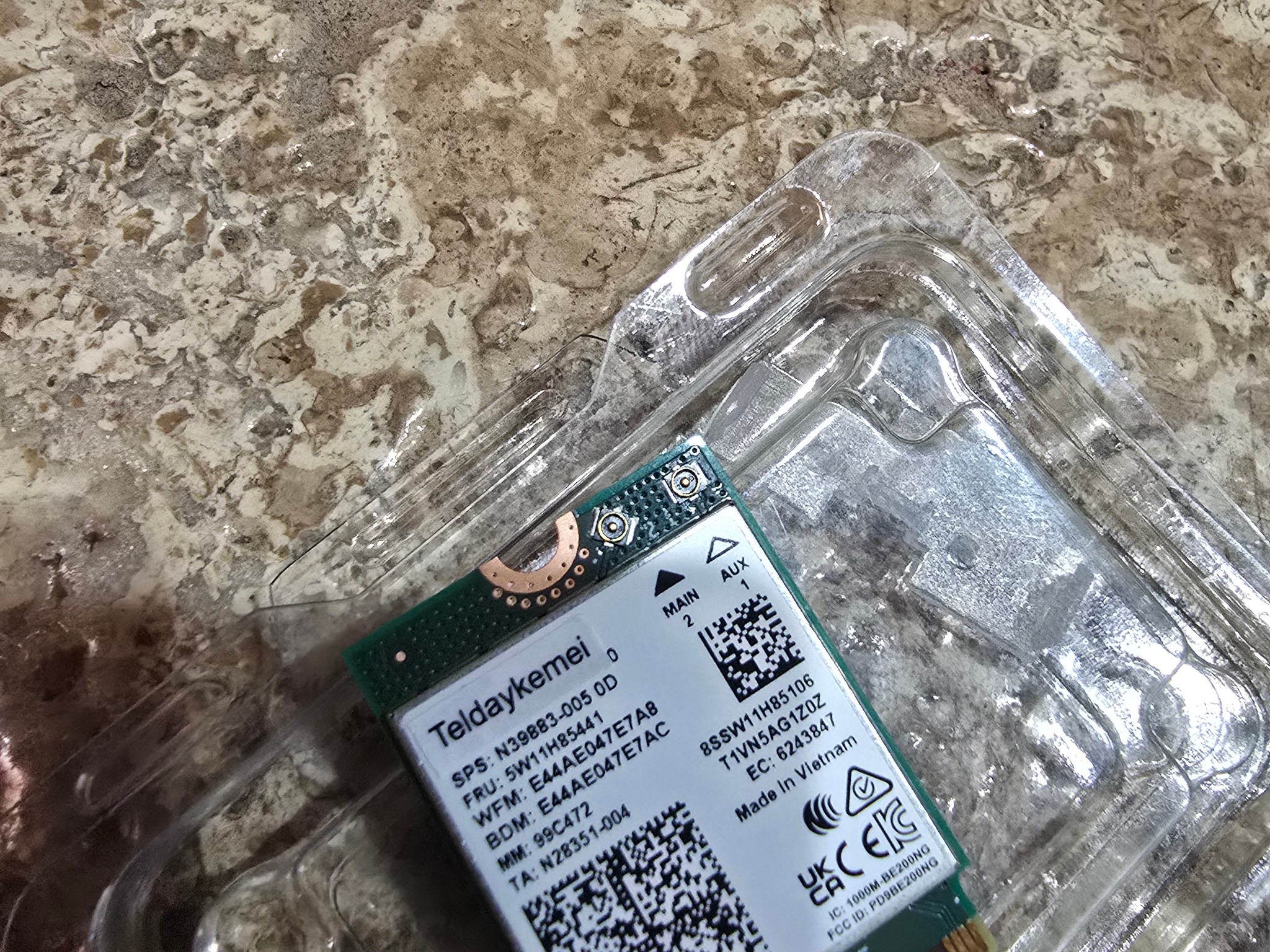 Wi-Fi 7 BE200 Bluetooth 5.4 Wifi Card BE200NGW 2.4/ 5/ 6 GHz 5.8 Gbps for Windows 11 PC Laptop
