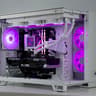 ☁️ Clean White PC | RTX 5070 12GB, Ryzen 5 7600X, 32GB DDR5, 1TB NVMe, LCD AIO | Gaming PC ☁️