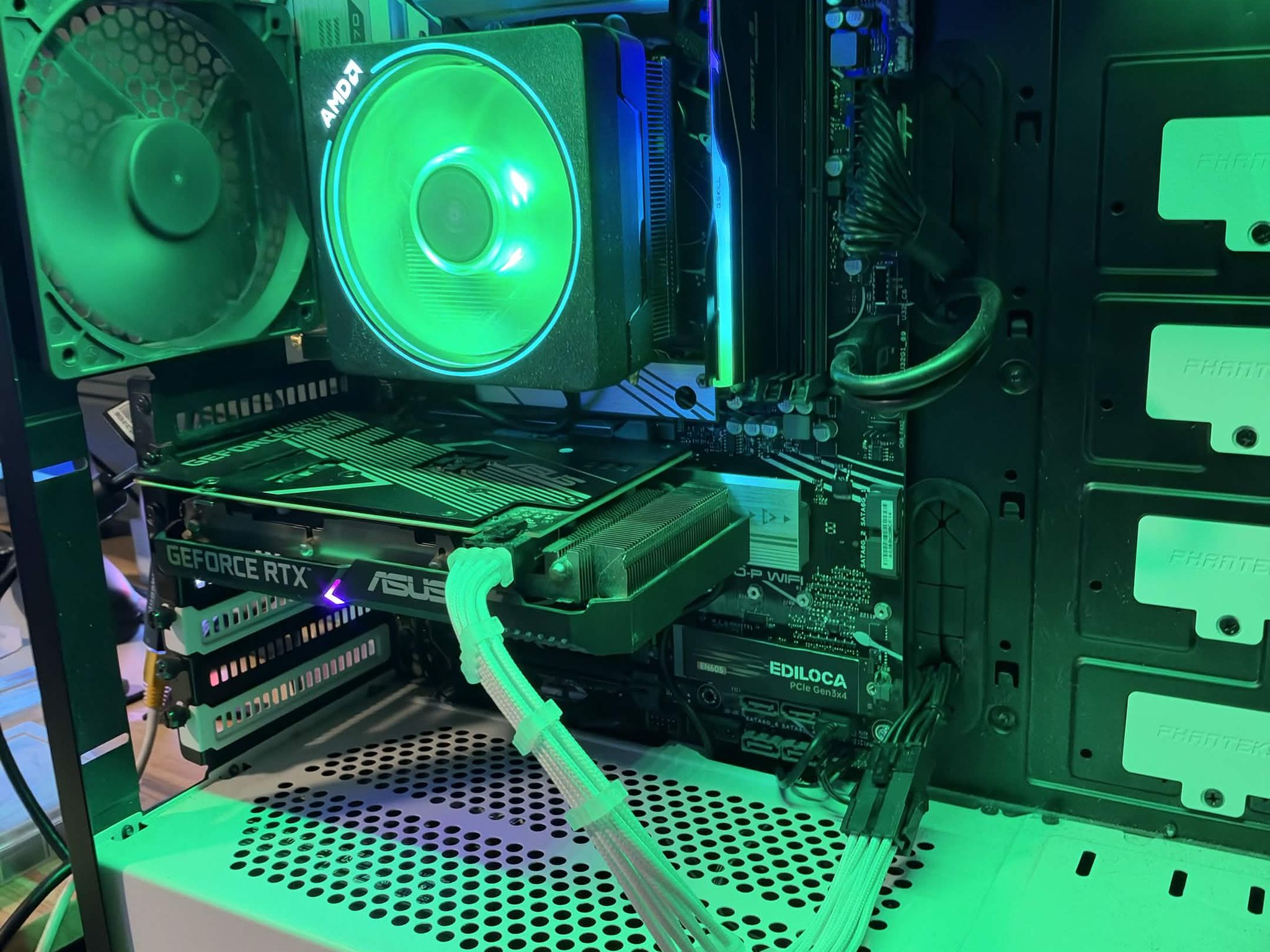 GeForce RTX 3060 8GB Custom Gaming PC - Ryzen 5 7600X, 16GB RAM, 512GB SSD