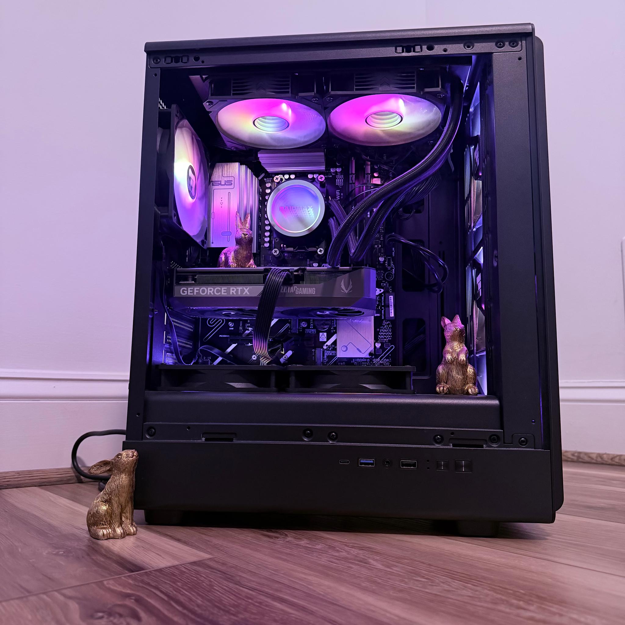 🖤🐰"Black Bunny"🐰🖤 | 1440p/4k Gaming | RTX 5060 Ti 16gb | Ryzen 5 9600X | 32GB DDR5 | 1TB NVMe