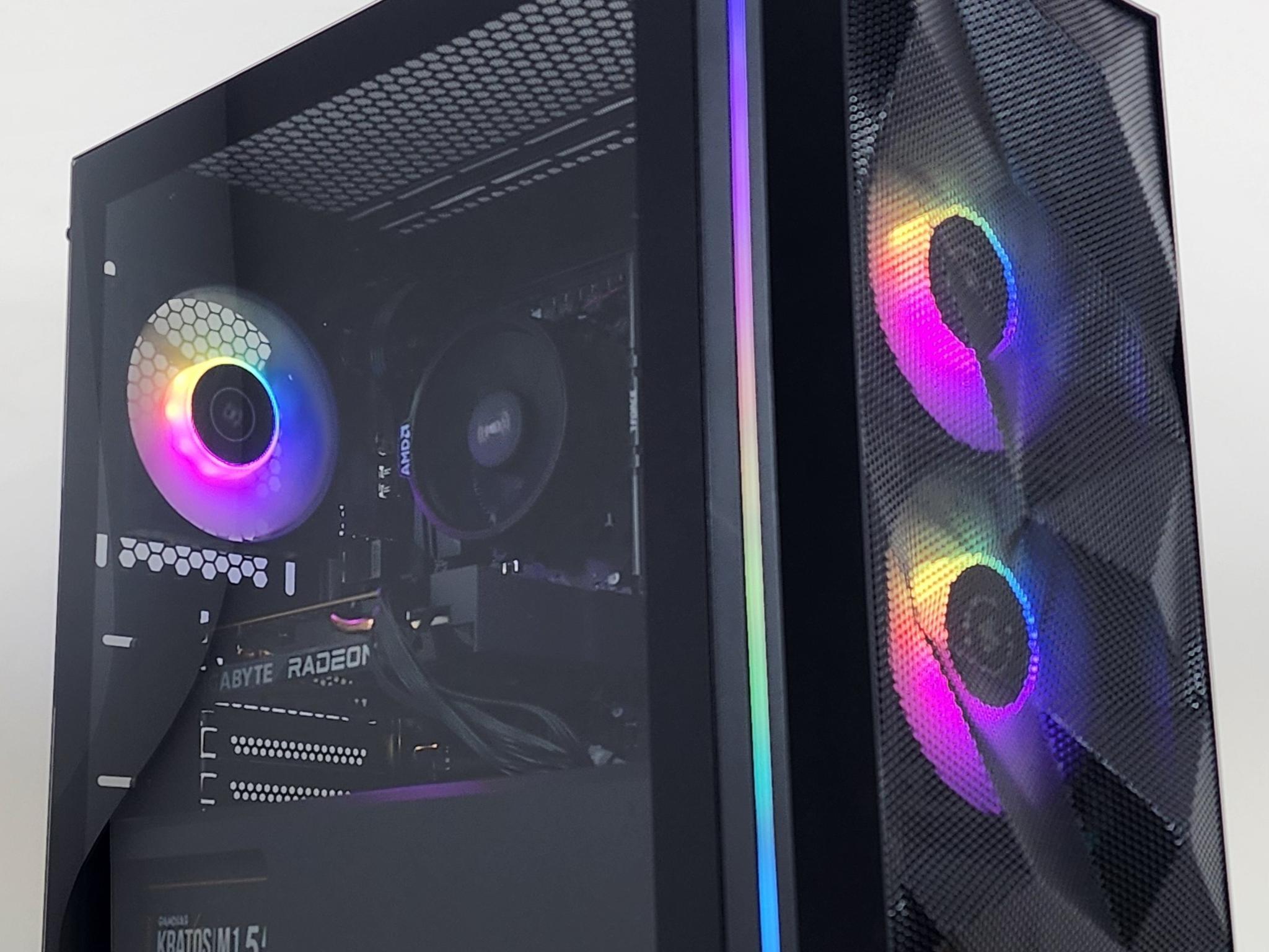 Gaming PC Ryzen 5 5500 16GB RAM 1TB SSD RX 6500 XT 4GB Windows 11 Computer