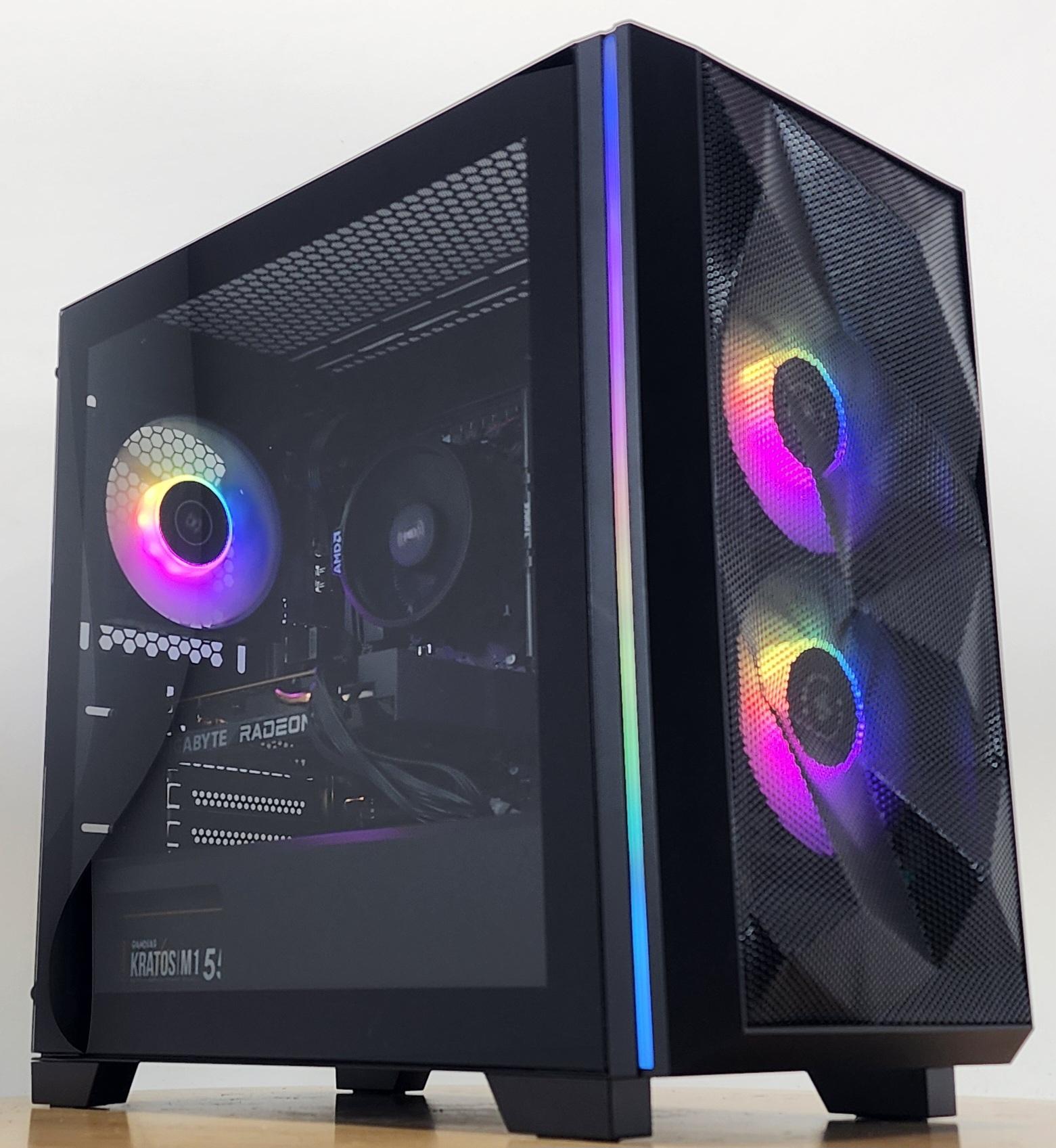 Gaming PC Ryzen 5 5500 16GB RAM 1TB SSD RX 6500 XT 4GB Windows 11 Computer