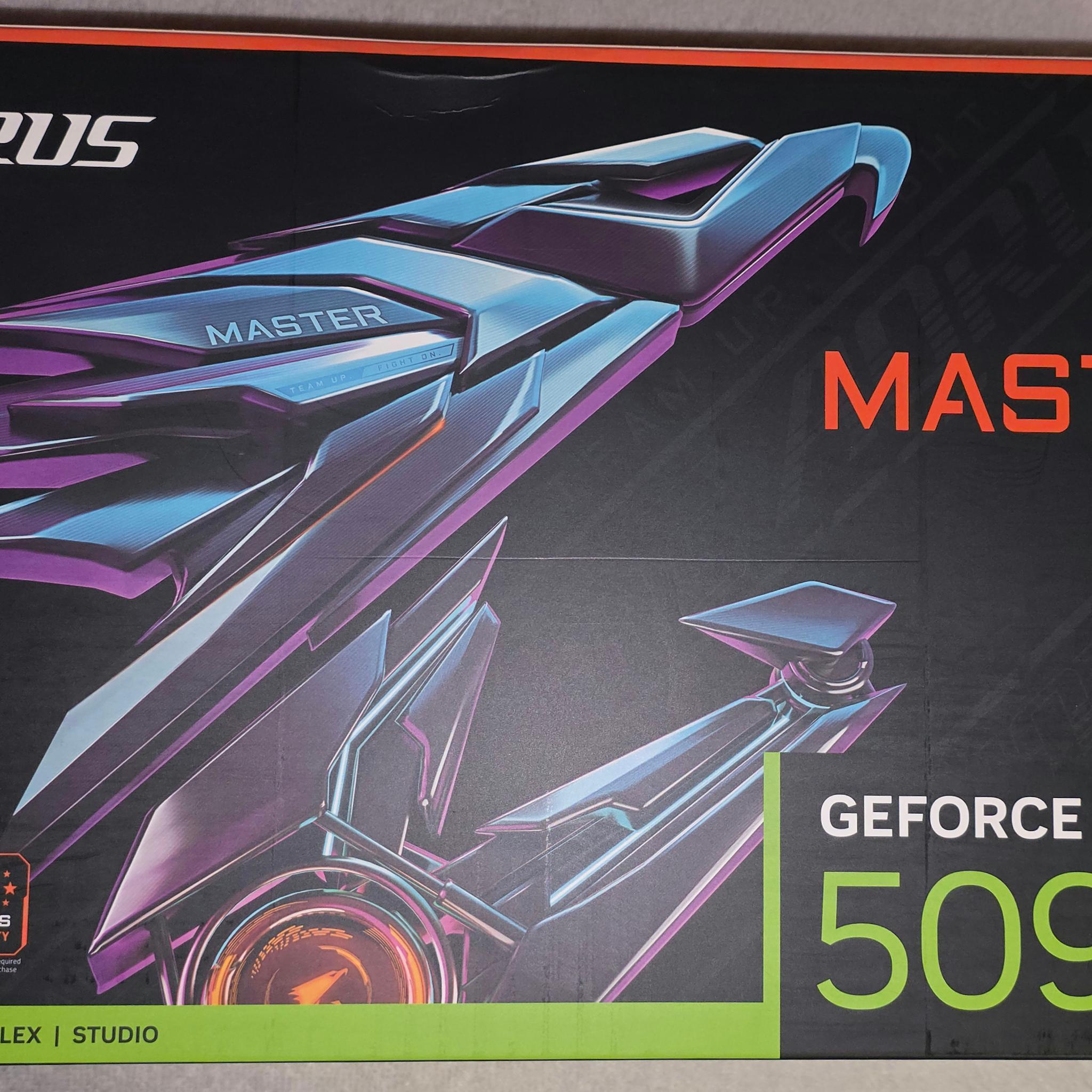 GIGABYTE AORUS GeForce RTX 5090 MASTER 32G Lightly used