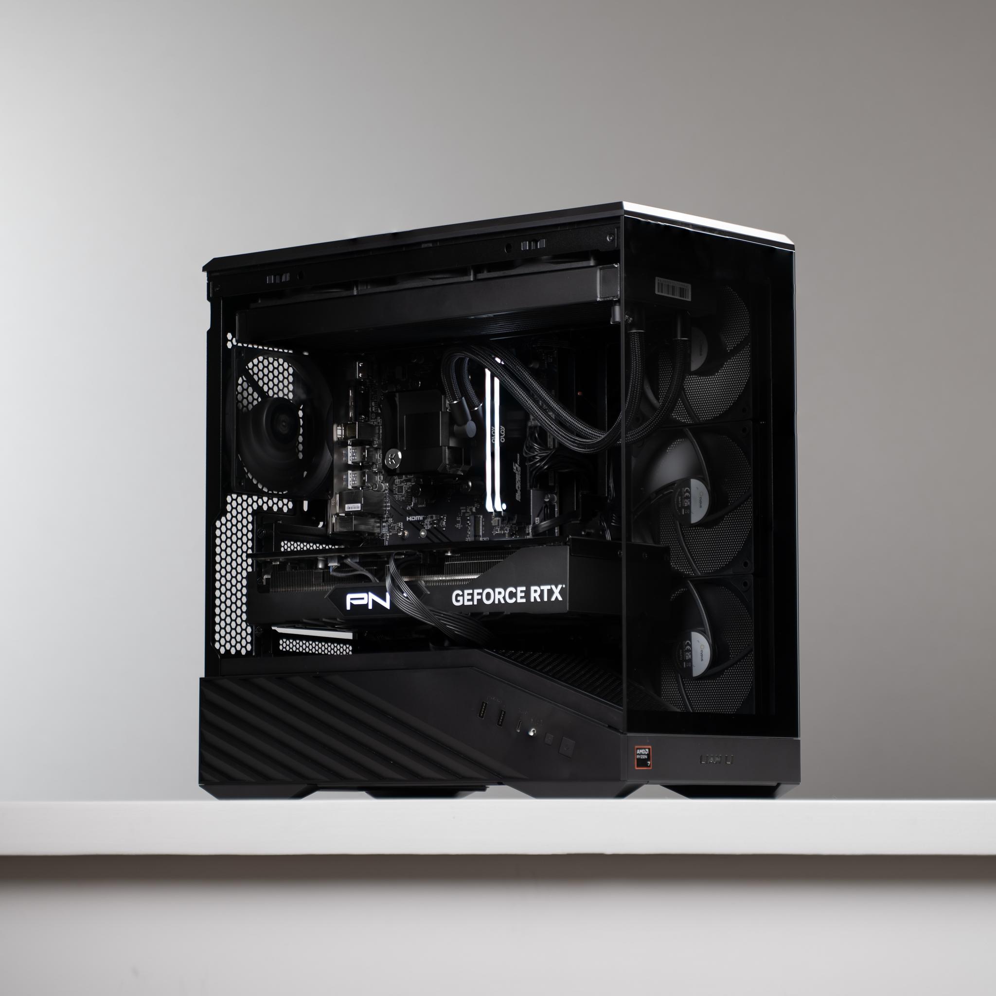 “Noirform” RTX 4080 Super Ryzen 7 9700X 32GB 1TB Windows 11 Workstation Gaming PC