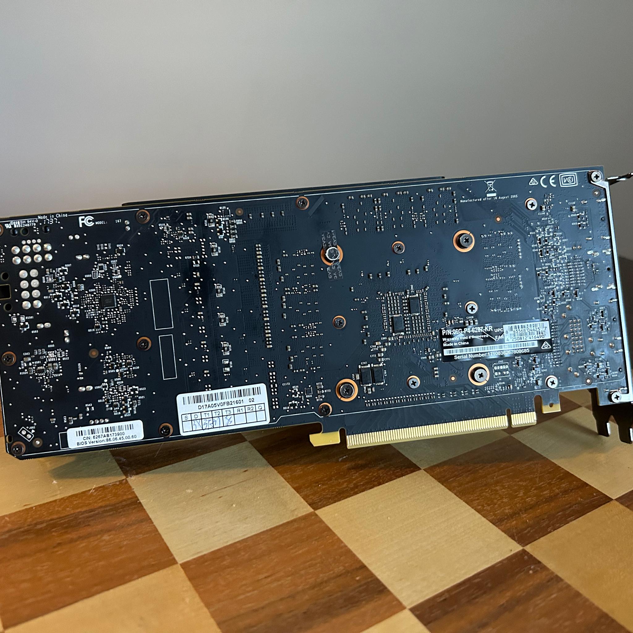 EVGA GTX 1060 6GB SSC Graphics Card