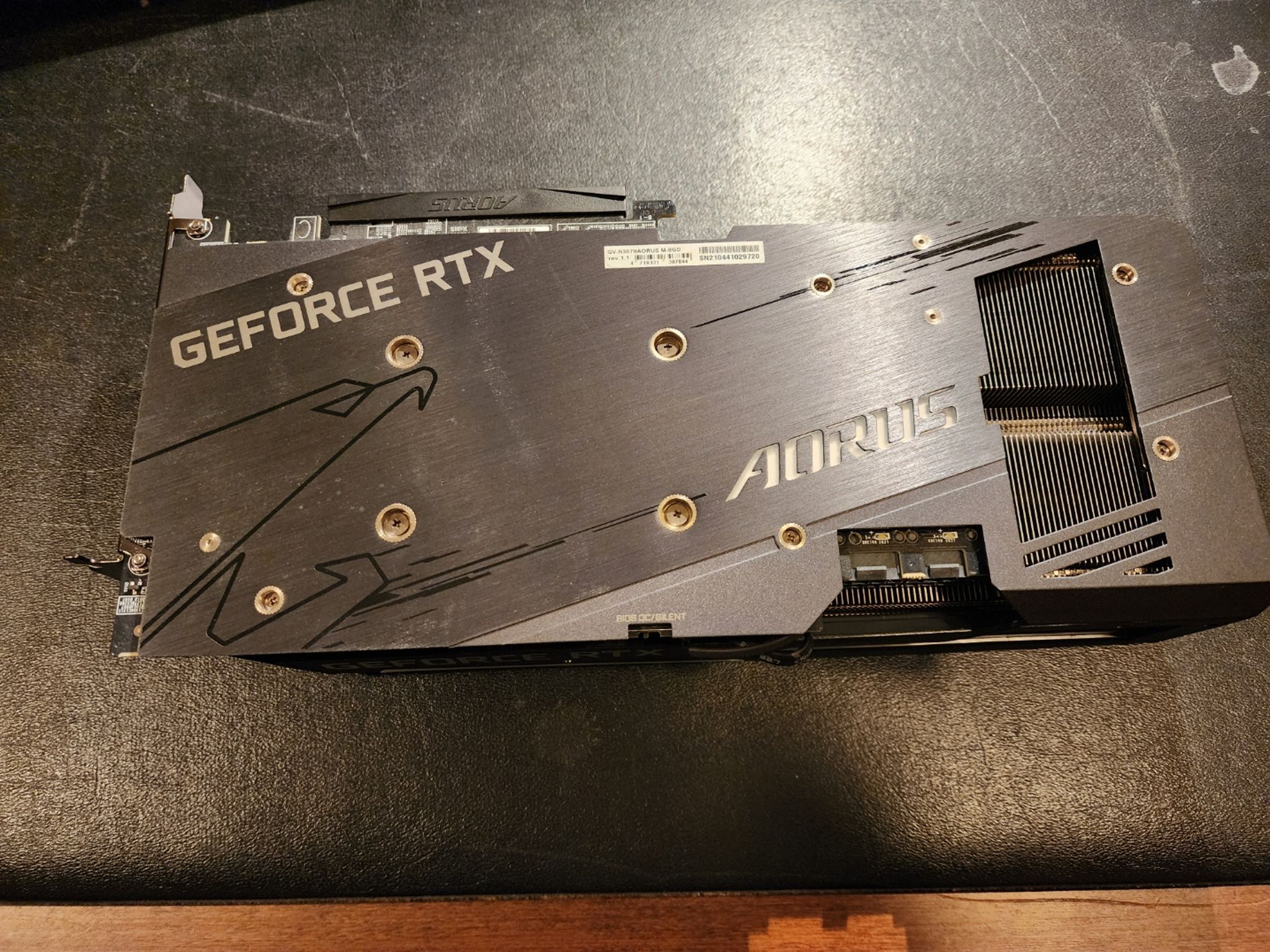3070 Gigabyte Aorus Master w/LCD screen (extremely unique) please watch attached video