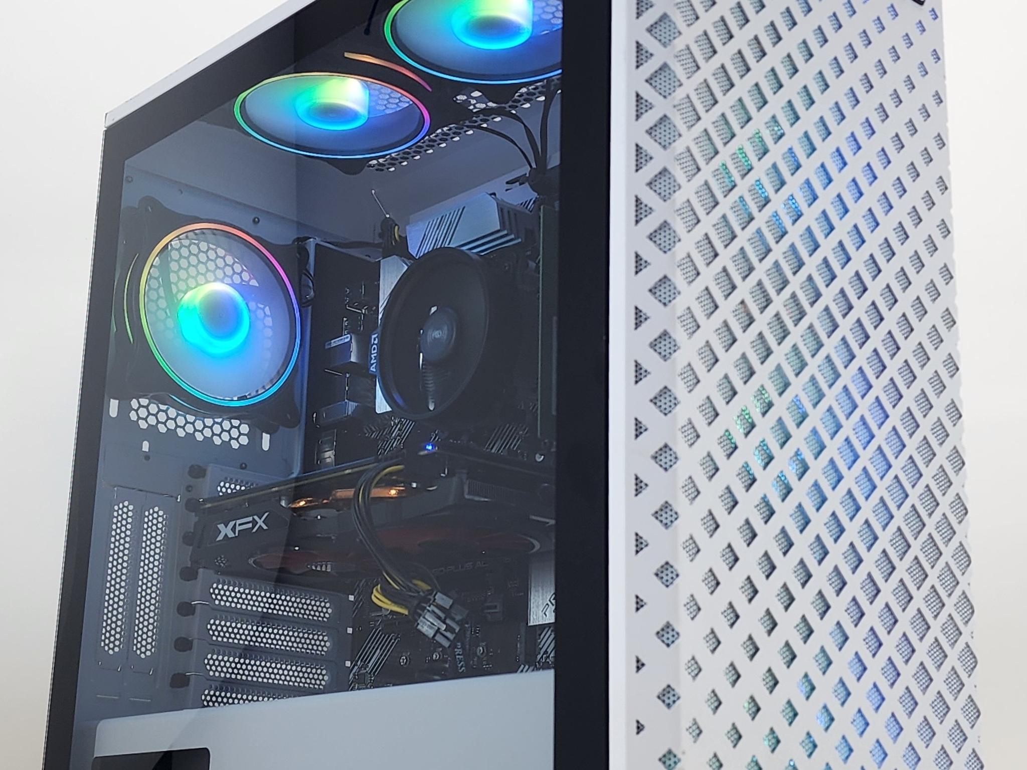 Gaming PC Ryzen 3 4100 8GB RAM 256GB SSD+1TB HDD RX 570 8GB Windows 11 Computer