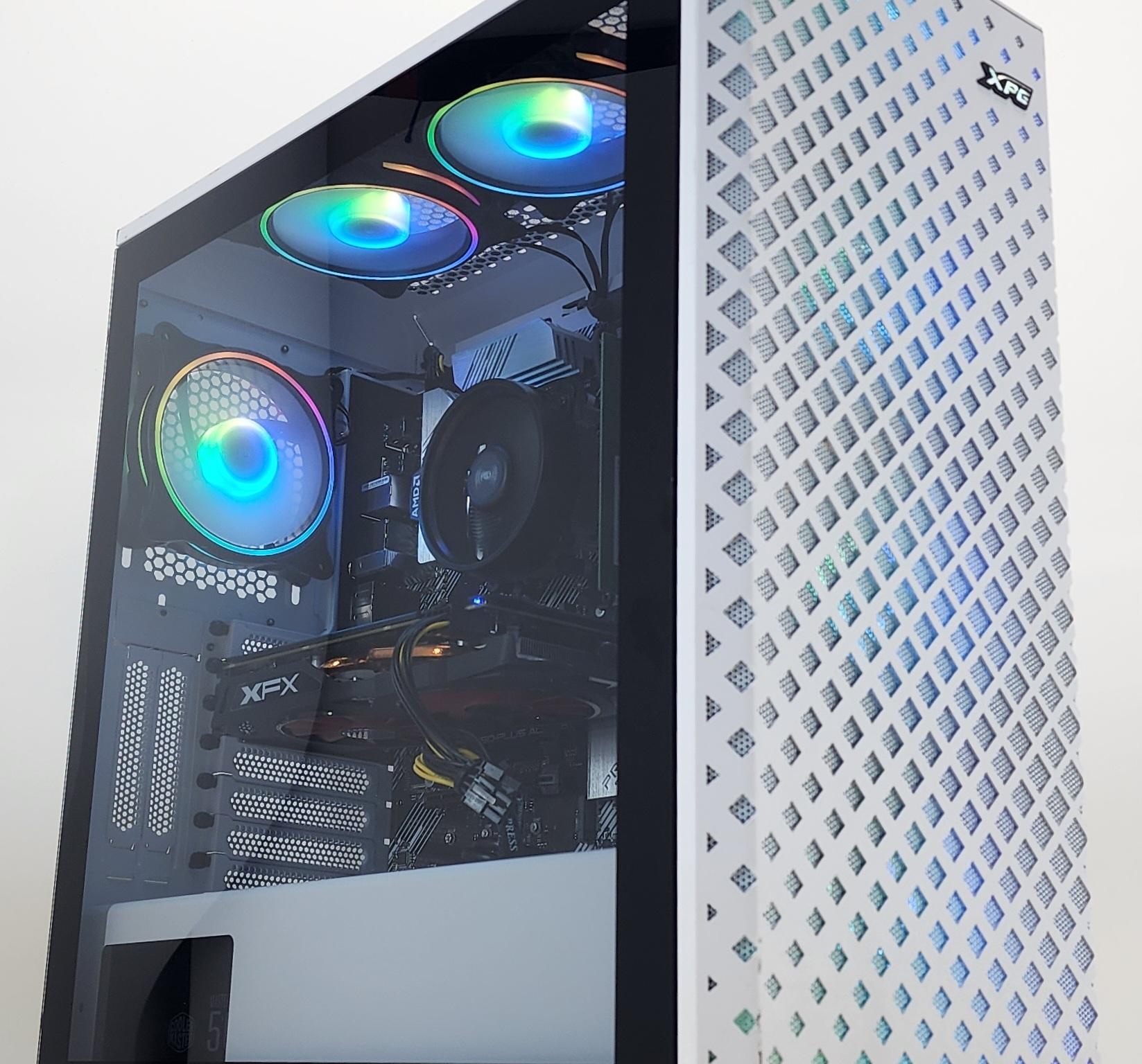 Gaming PC Ryzen 3 4100 8GB RAM 256GB SSD+1TB HDD RX 570 8GB Windows 11 Computer