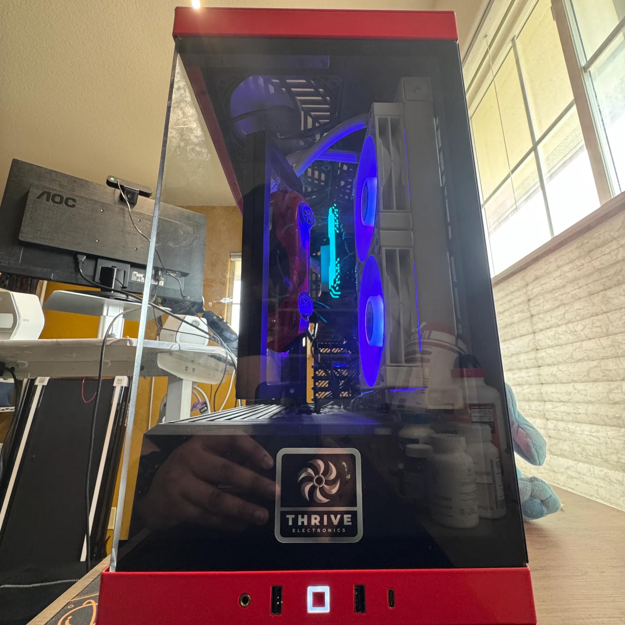 Ryzen 5 5600X | RX 6700 XT | 64GB RGB RAM | 2 TB NVMe | HYTE Y40 (Red Ferrari Theme)