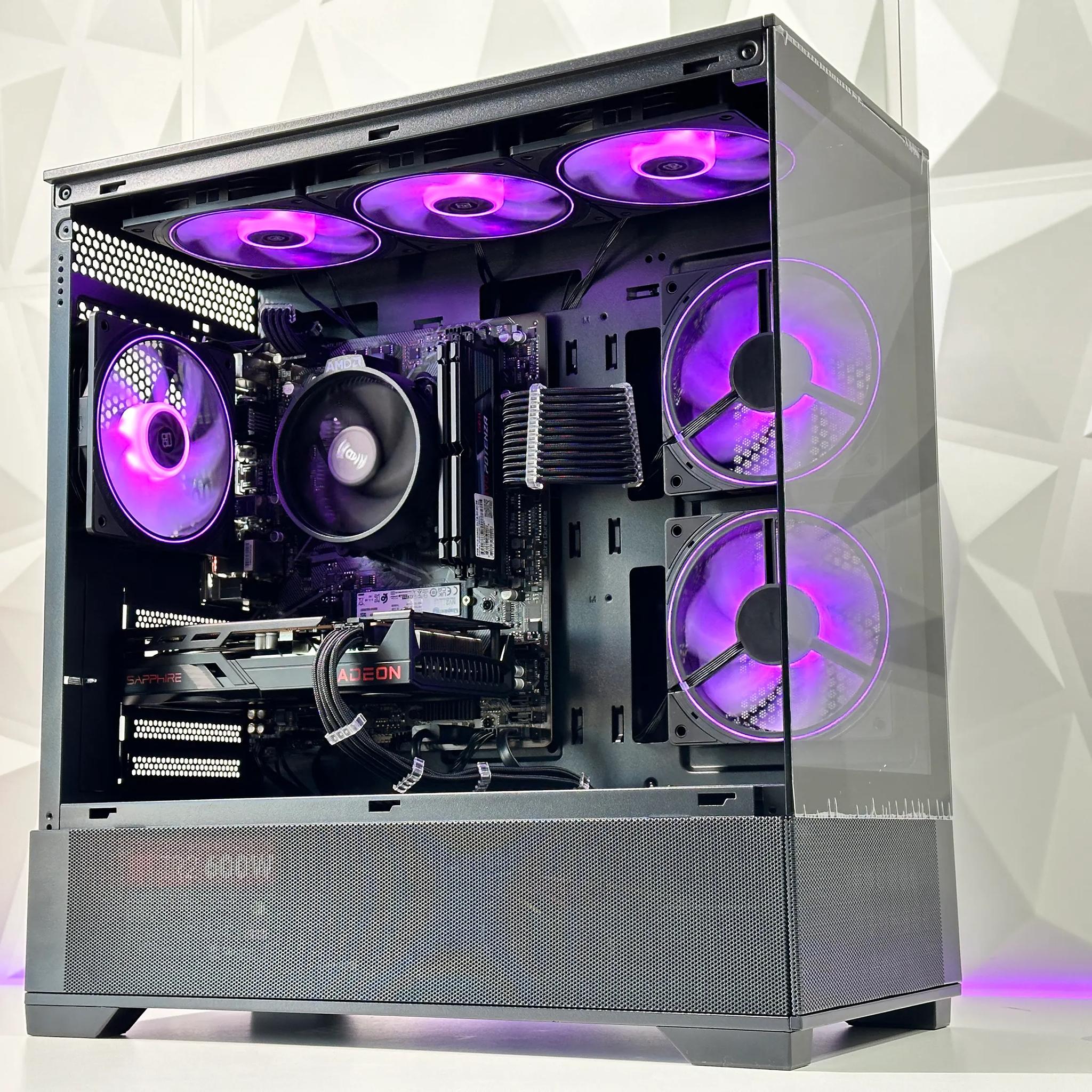 💥4️⃣➡💵1080P|| Gaming PC🚀AMD RX 6600 8GB🚀AMD Ryzen 5 3600🚀16GB DDR4🚀750GB  SSD