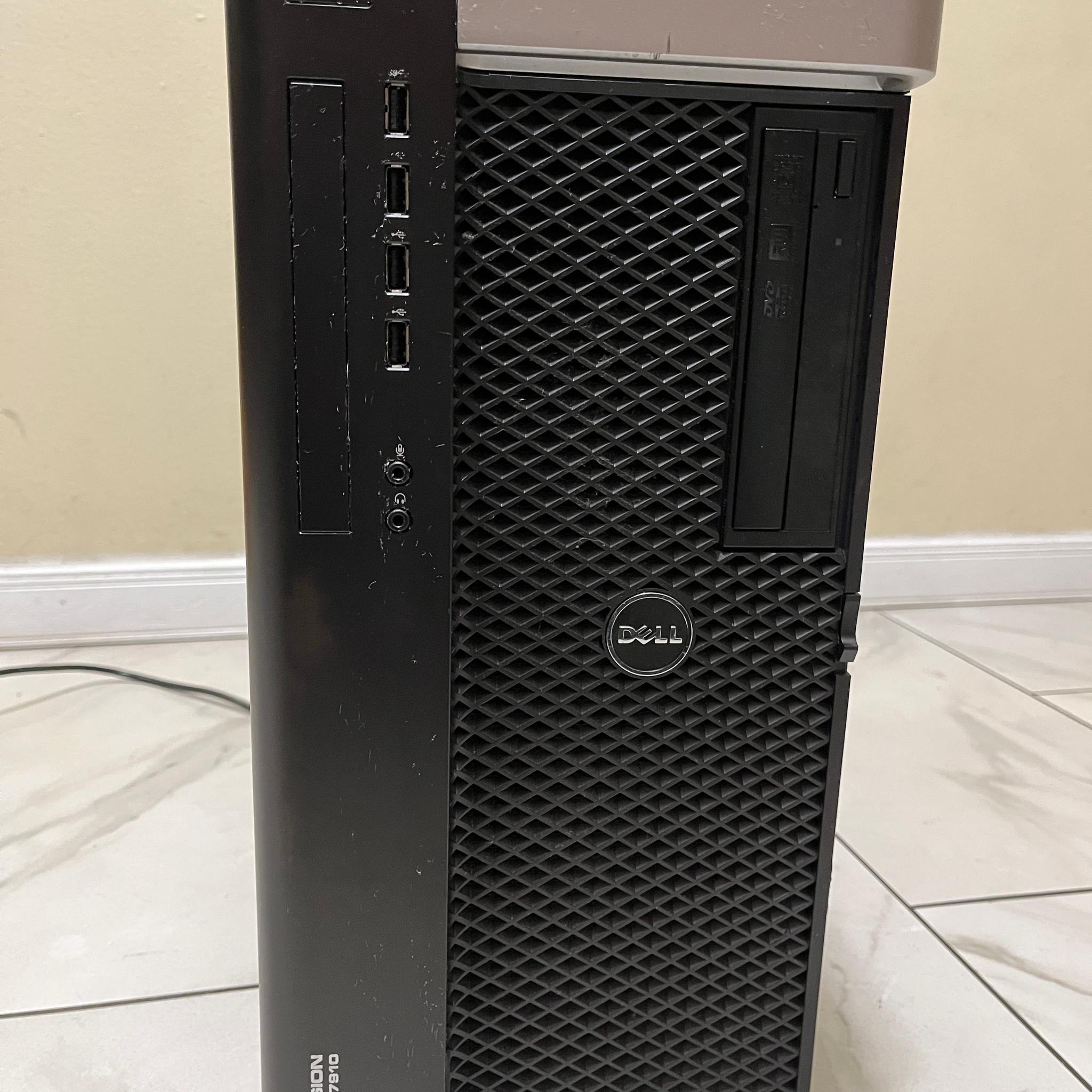 🔥Intel Xeon 12 Core (Same as i7), AMD W5700, 500 GB SSD, 12 GB RAM, Dell T7910 Gaming PC 🟢🔥