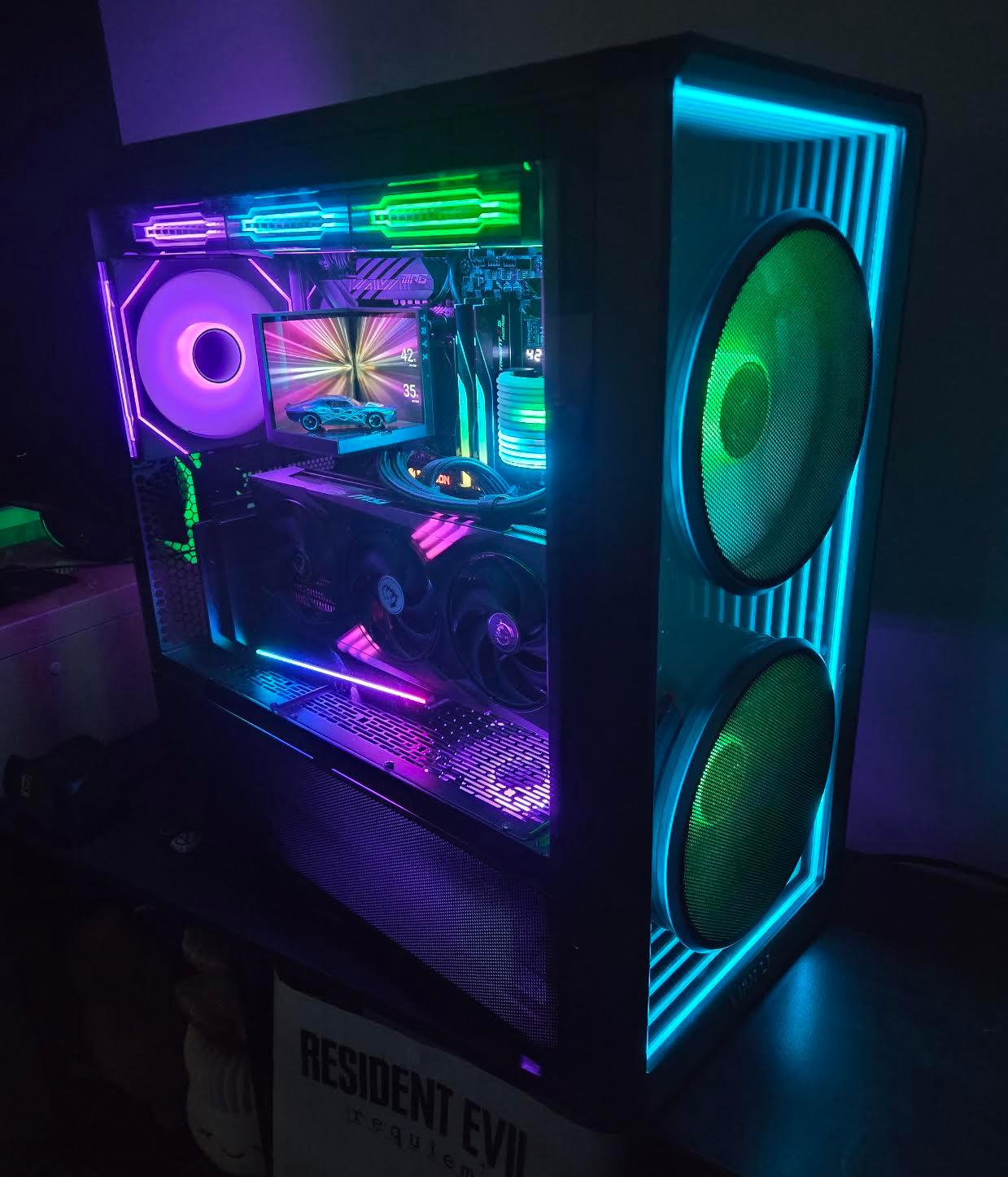 Ryzen 7 9850X3D / MSI GT 5070 TI OC 16GB / G SKILL 32GB DDR5 6000/Tryx Stage AIO / 1000W Lian Li PSU