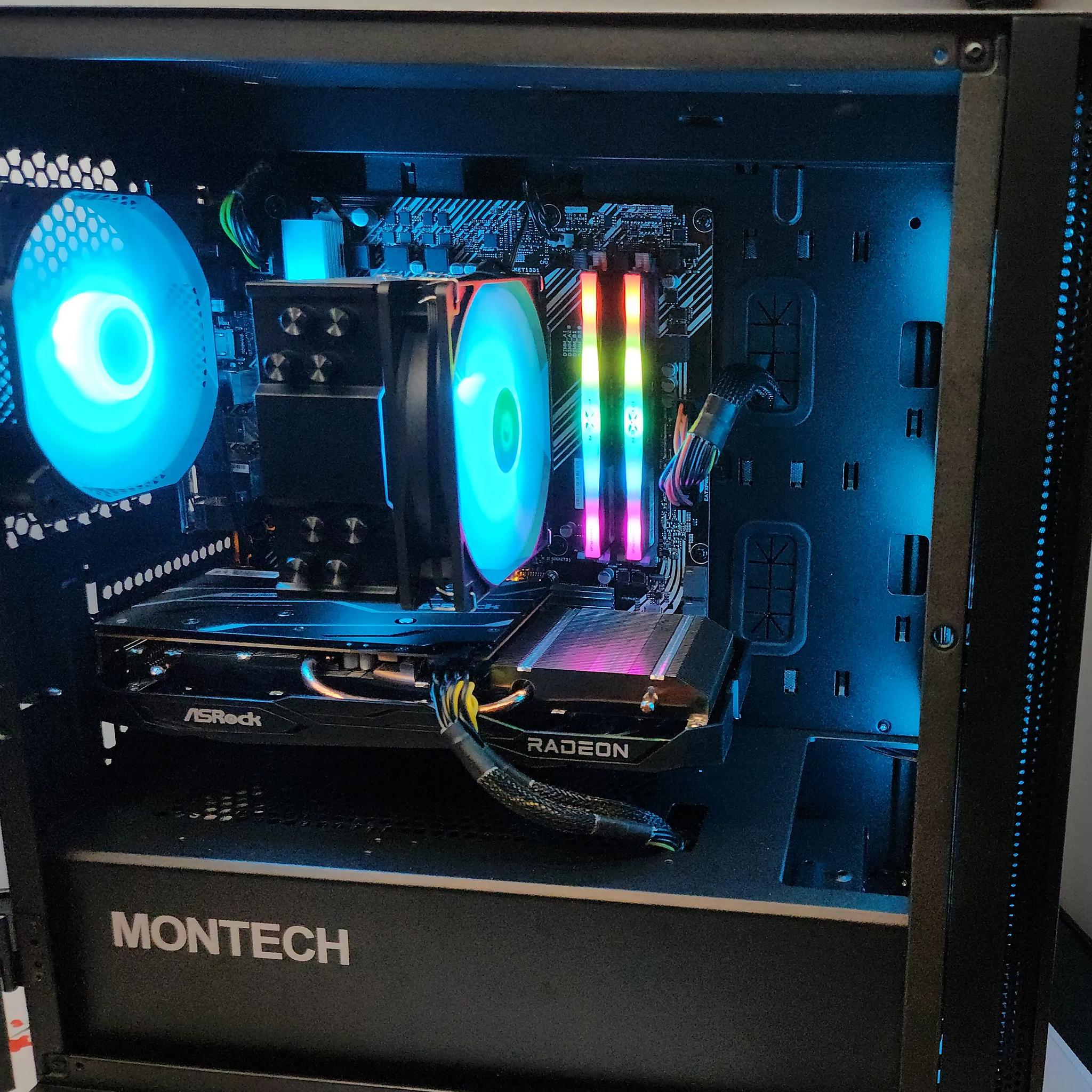 "Air 100" Gaming PC Ryzen 5 5500 / 16GB DDR4 / 1TB SSD / RX6600 8GB