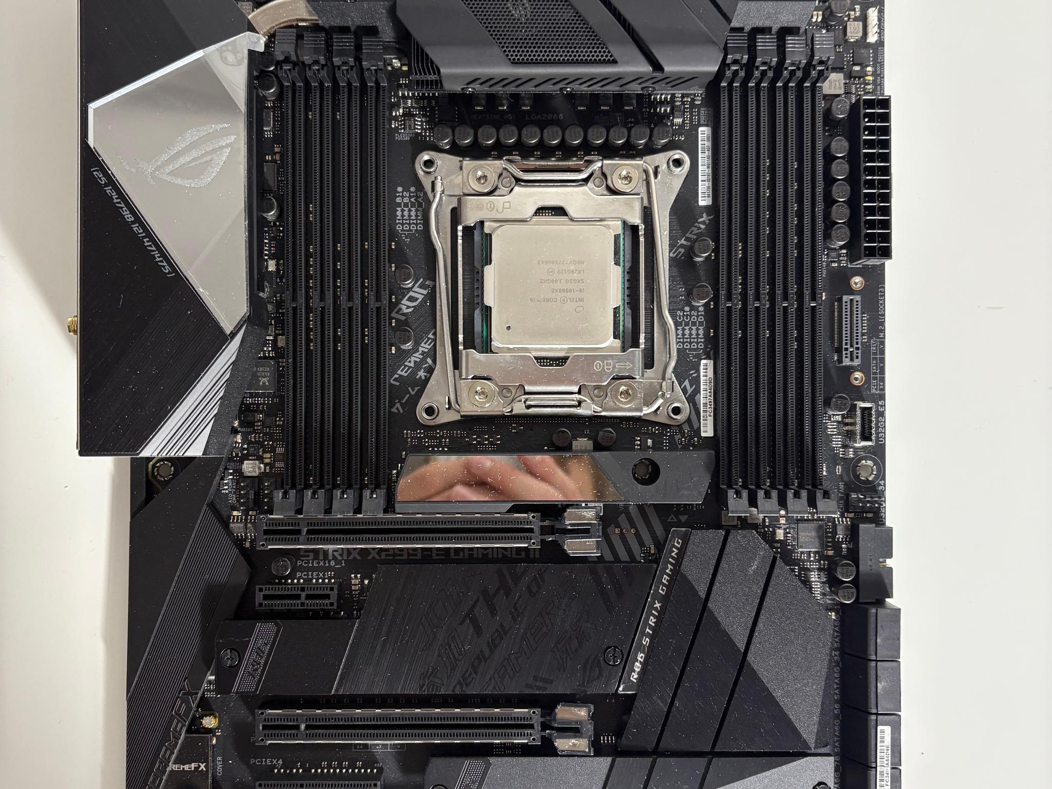Workstation Combo: i9 10980XE (18 Cores, 36 Threads) and ASUS ROG X299-E Gaming II
