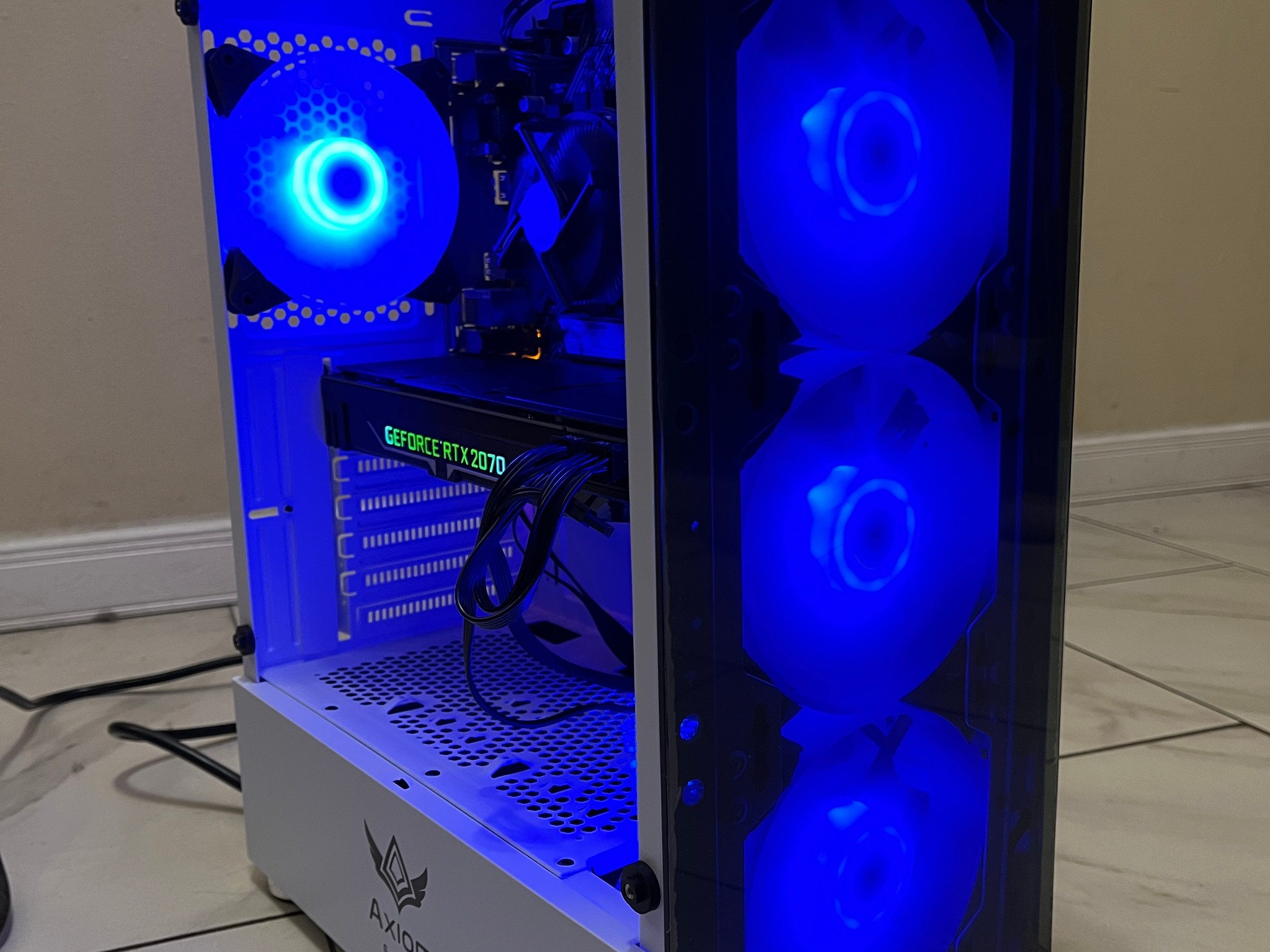 🔥RTX 2070, Intel i5-10400, 12GB RAM, 870 GB Storage, High Performance RGB Gaming PC w/ Remote