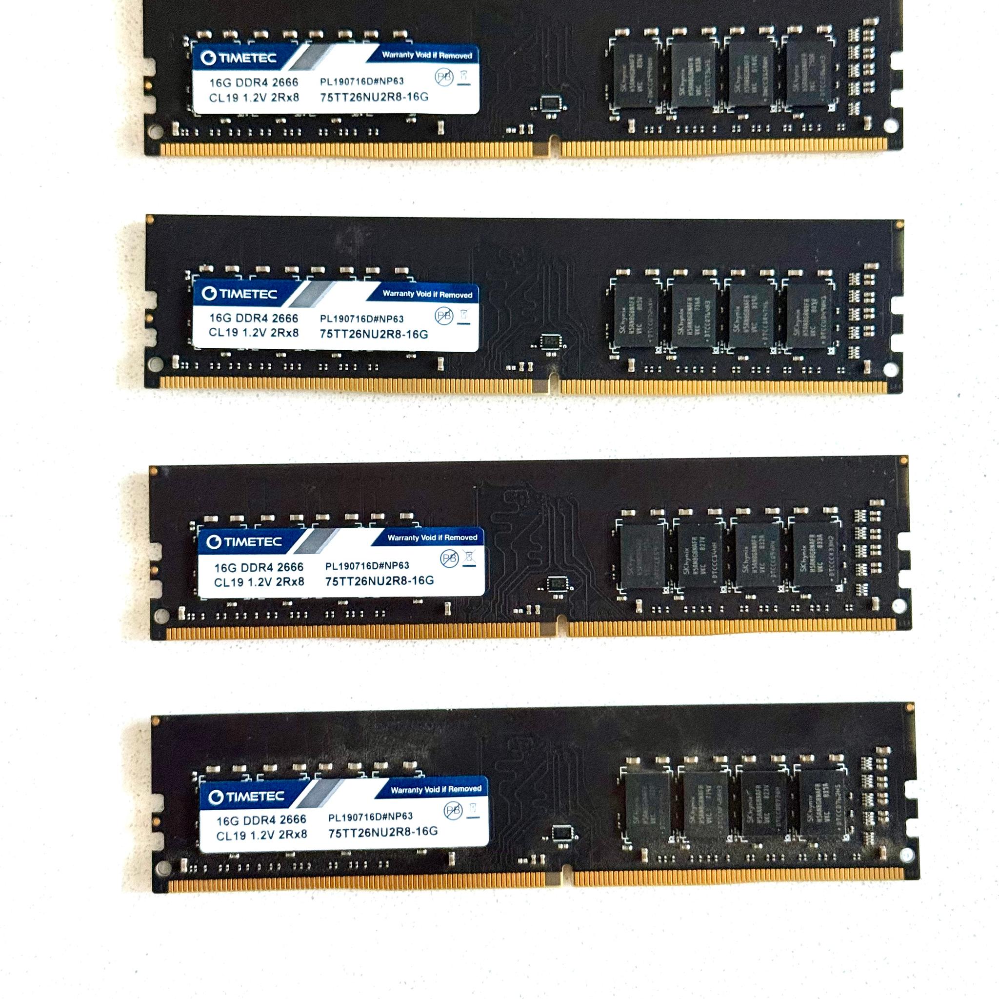 Timetec 64GB DDR4-2400 (4x16GB)
