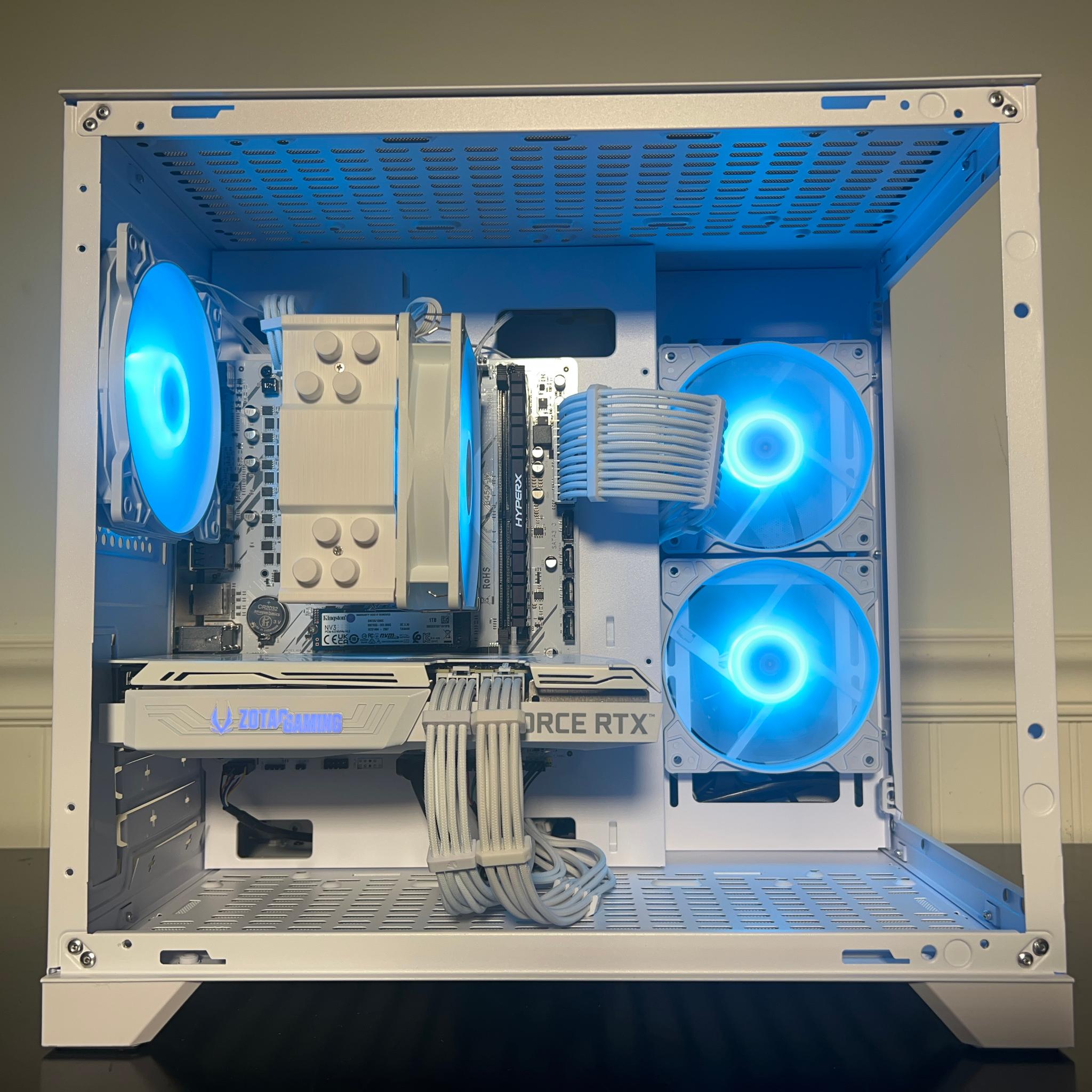 ⚪️Whiteout Midrange RTX Gaming PC | Rtx 3060 12gb | Ryzen 5 3600 | 32gb Ram | WiFi | Windows 11 Pro