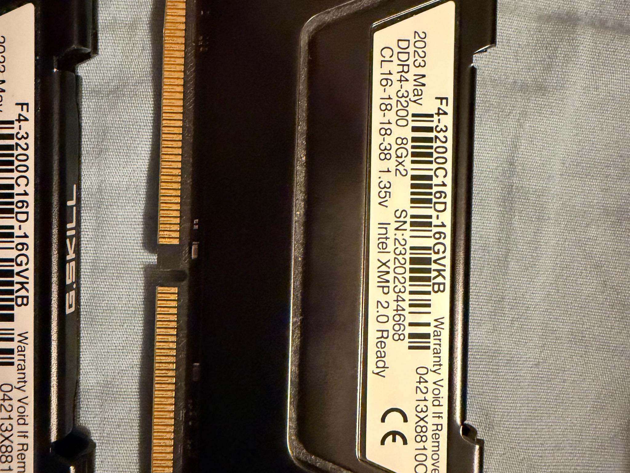 32gb 3200mhz Ripjaws DDR4