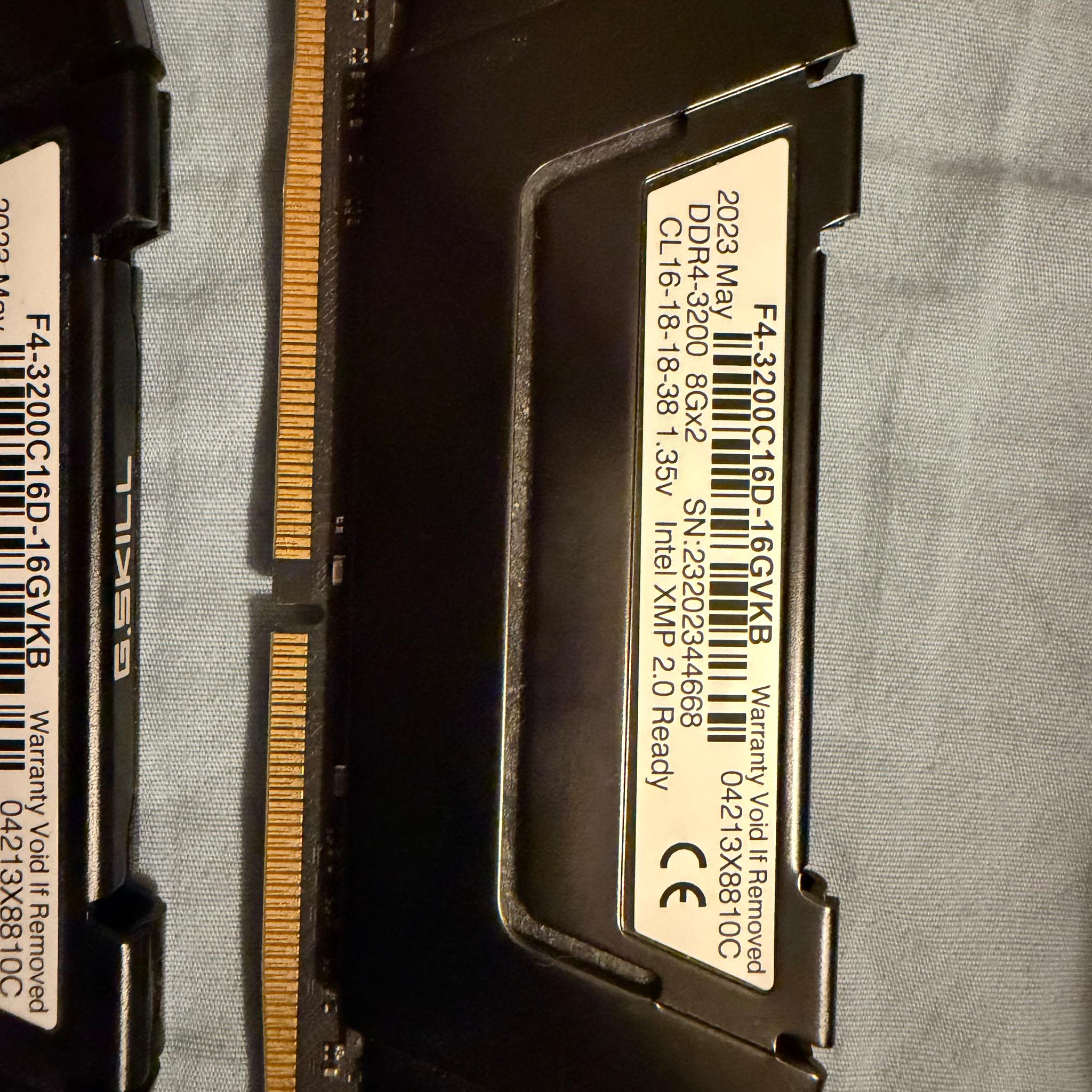 32gb 3200mhz Ripjaws DDR4