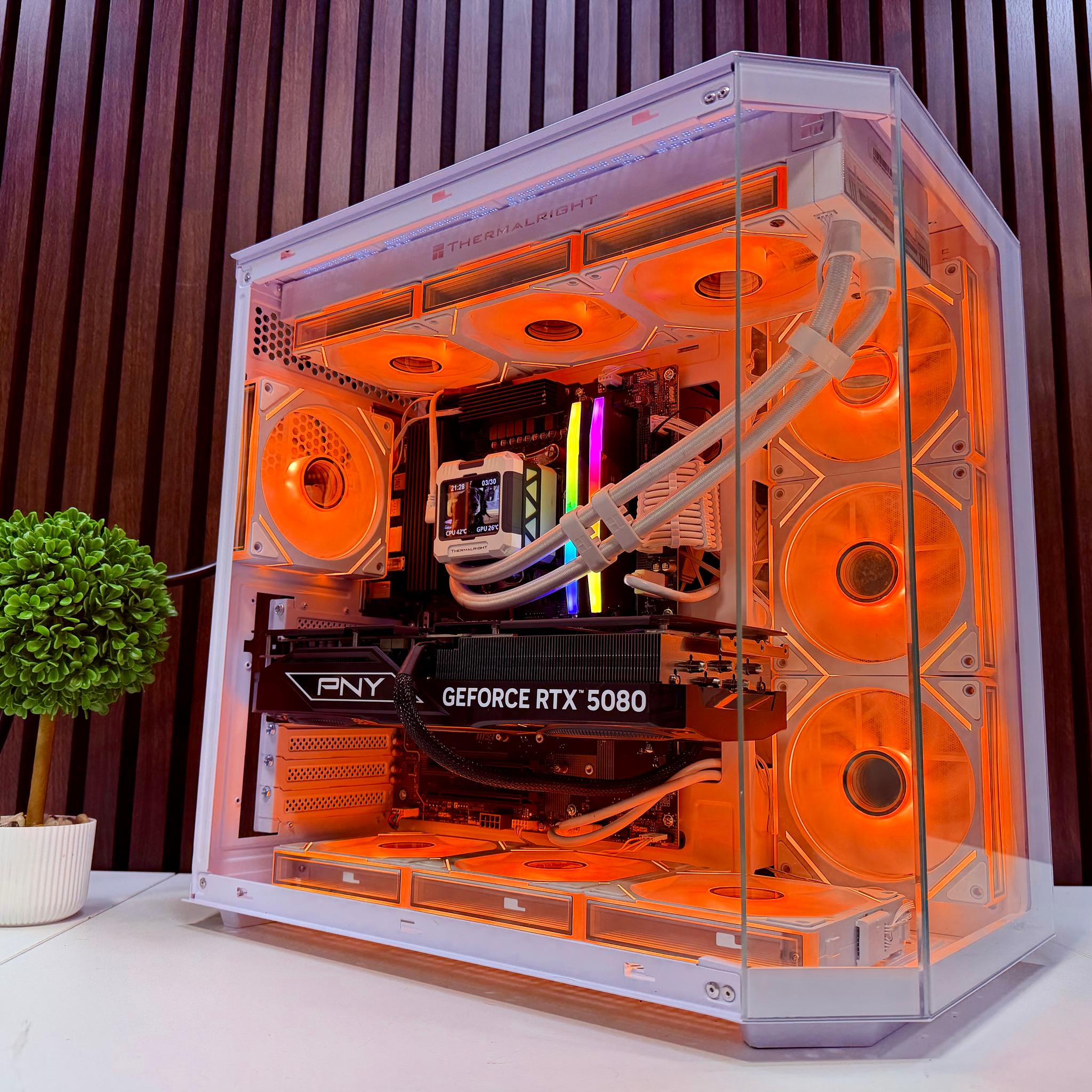 RTX 5080| Ryzen 9800X3D | 64GB DDR5 | 4TB M.2 | 1000W Gold PSU | ARGB Fans | Windows 11