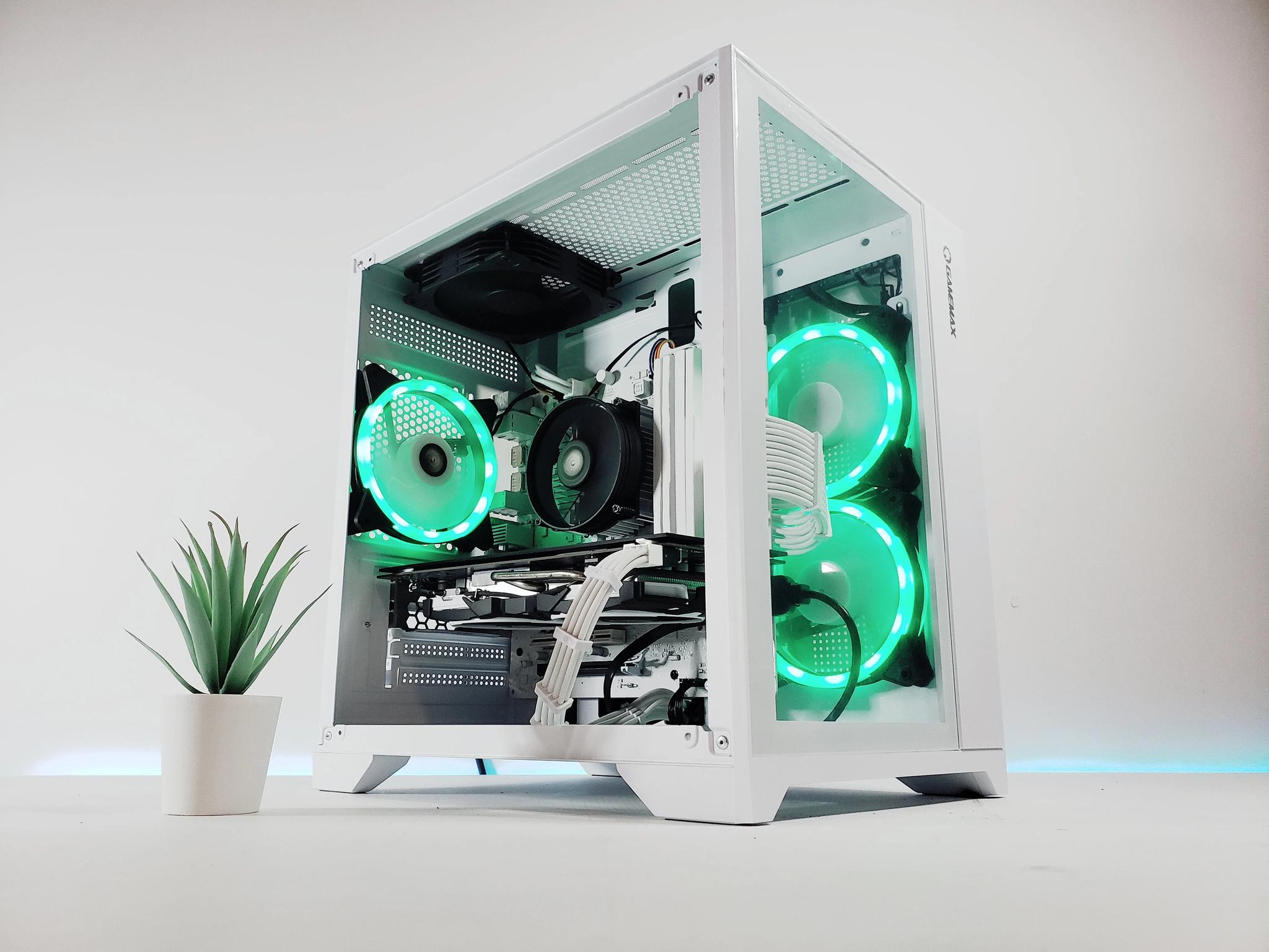 i7 Value Gaming PC | ⚙️RX580 | All White✨ |